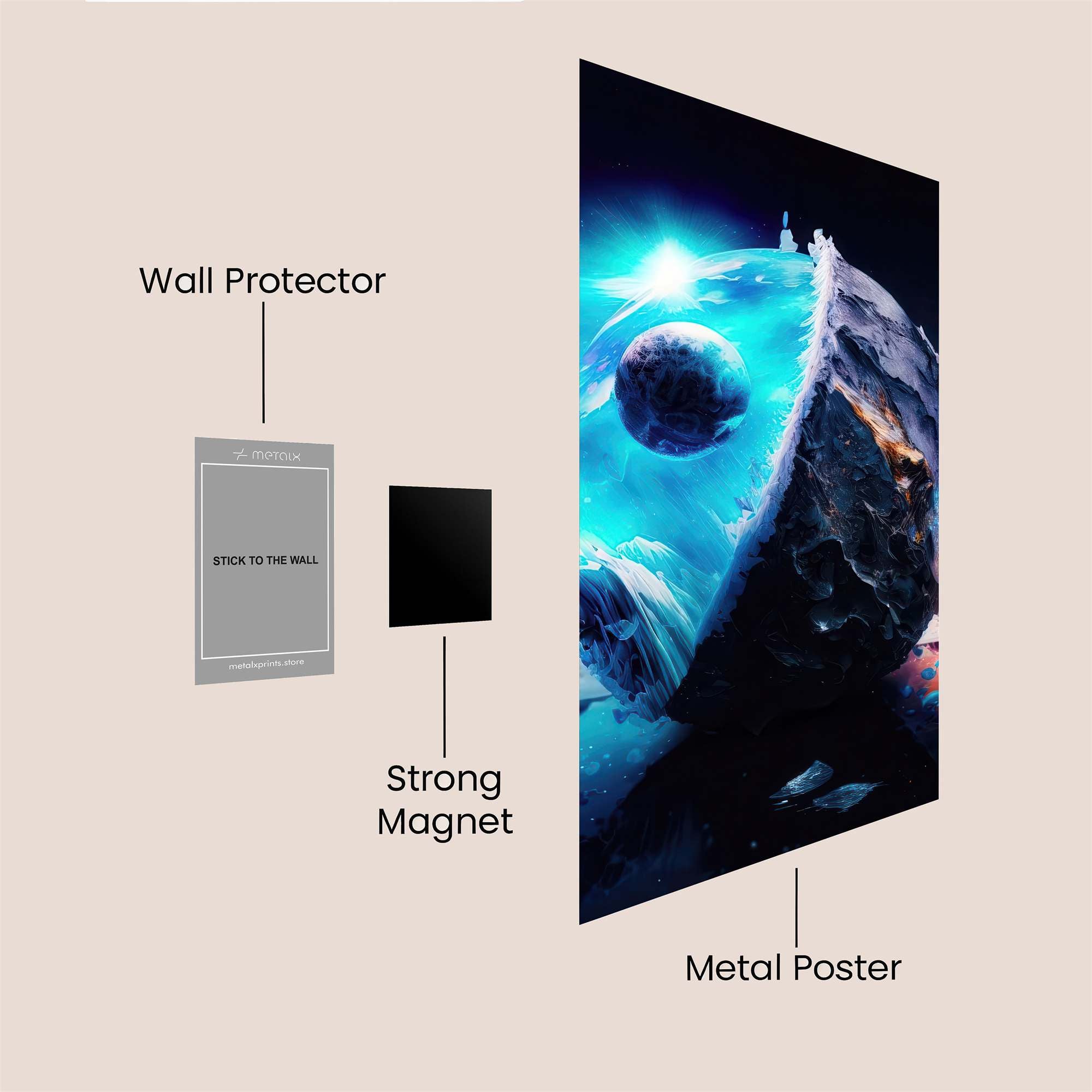 Cosmic Harmony Safe Wall Magnetic / M