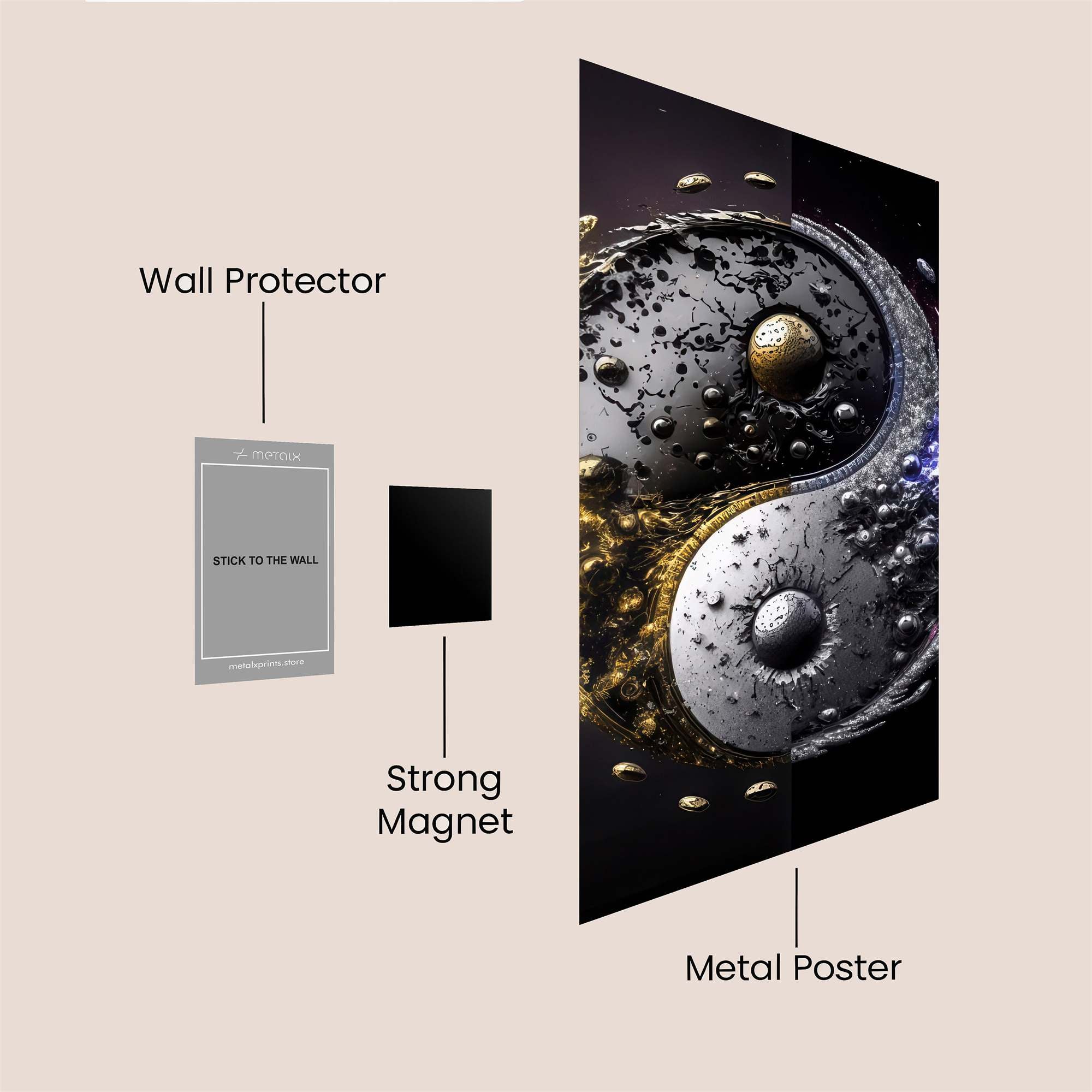 Cosmic Balance Safe Wall Magnetic / M