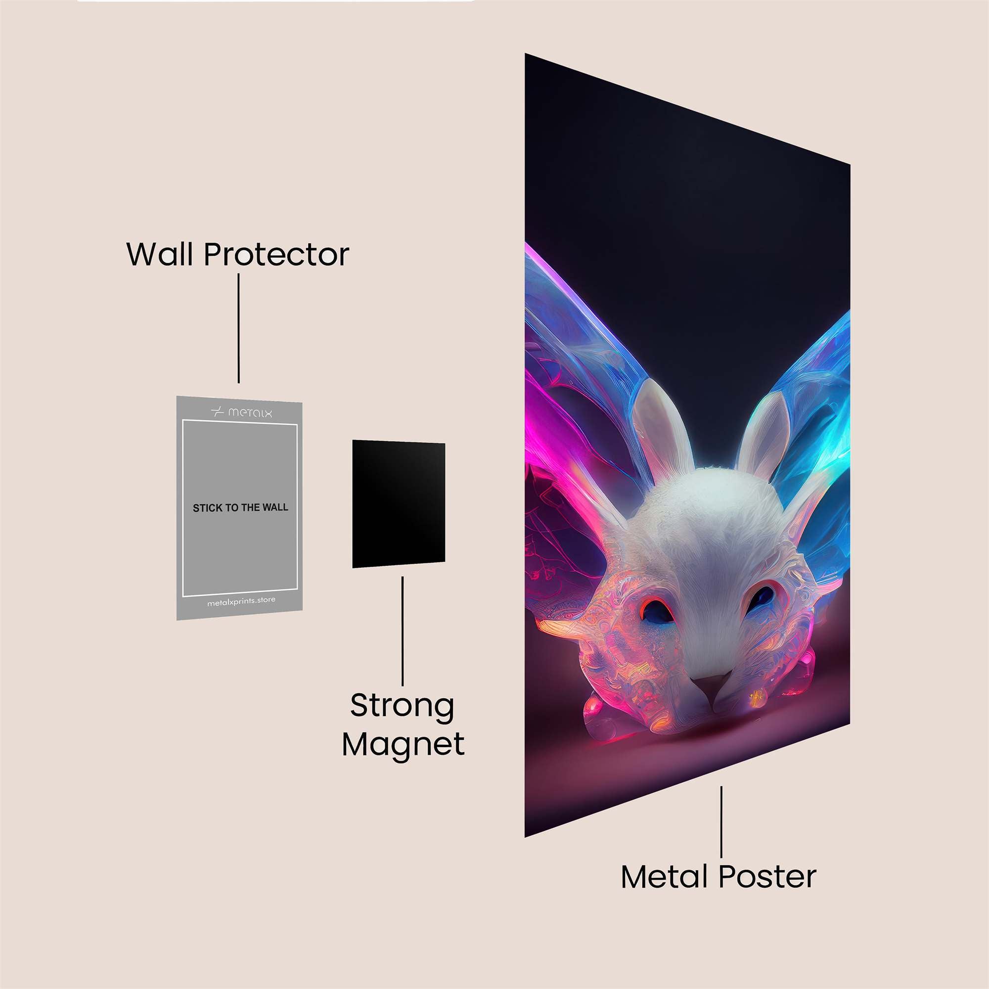 Fairy Glow Safe Wall Magnetic / M