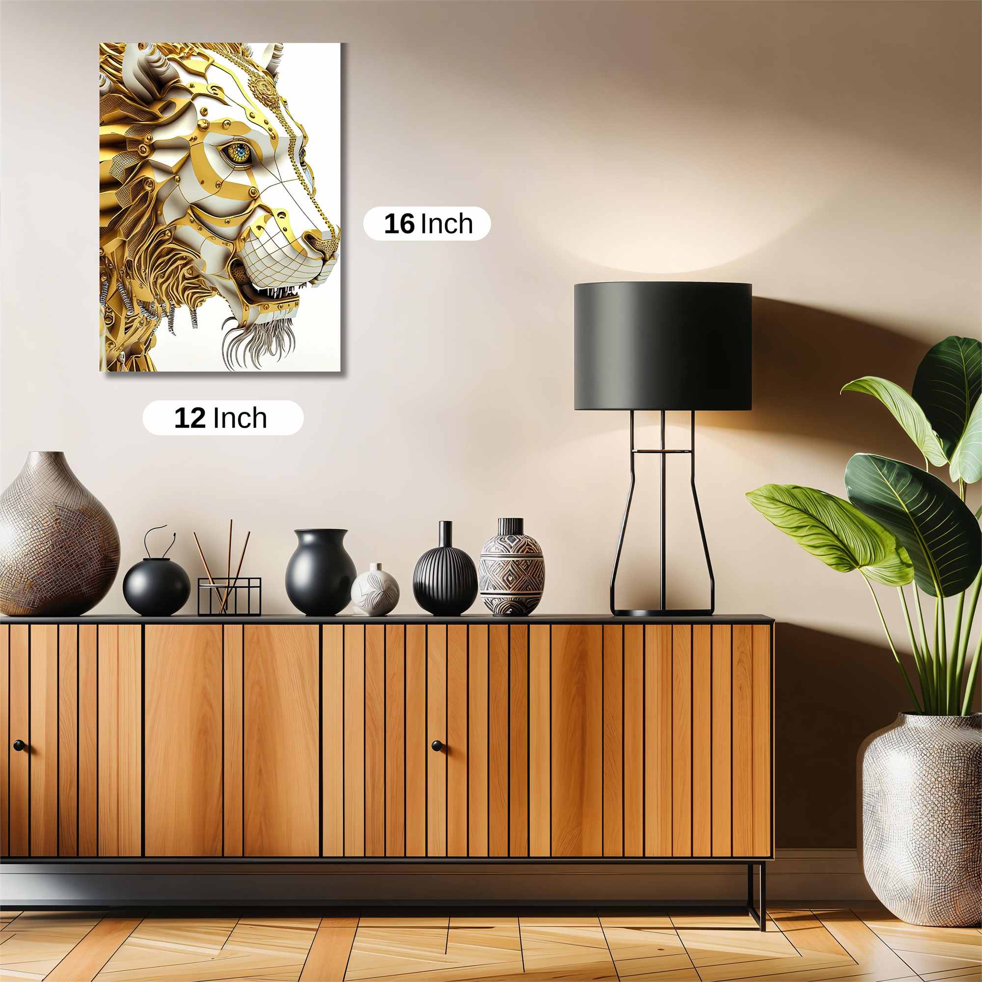 Lion Majestic Safe Wall Magnetic / M