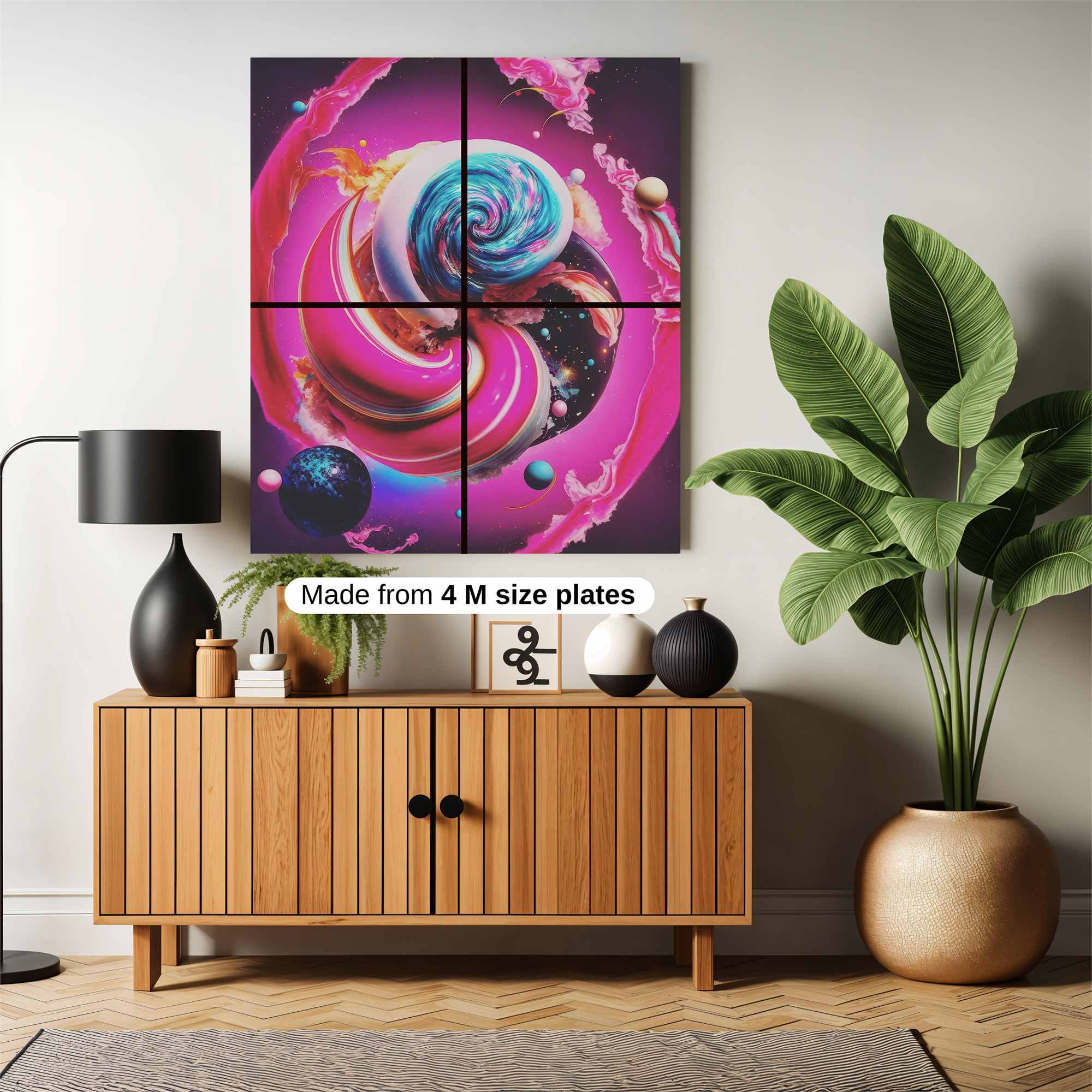 Galactic Swirl Safe Wall Magnetic / M