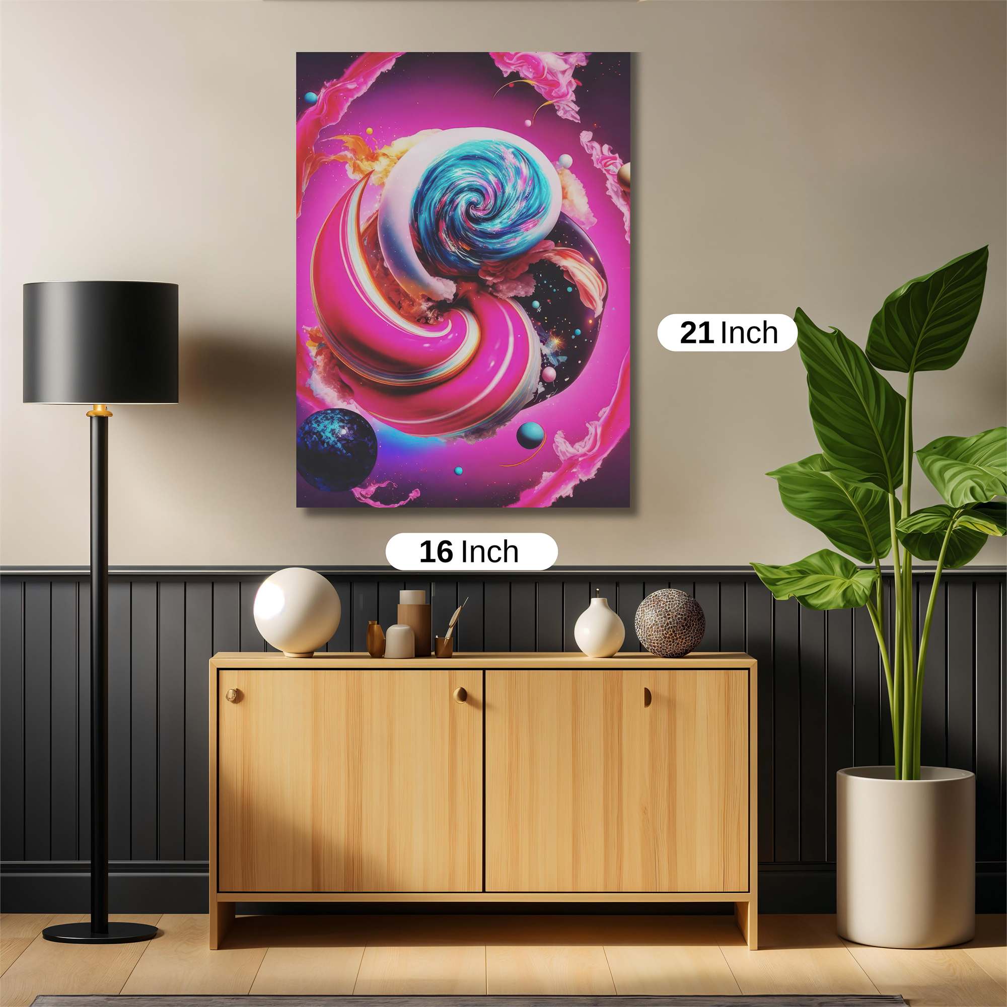 Galactic Swirl Safe Wall Magnetic / M