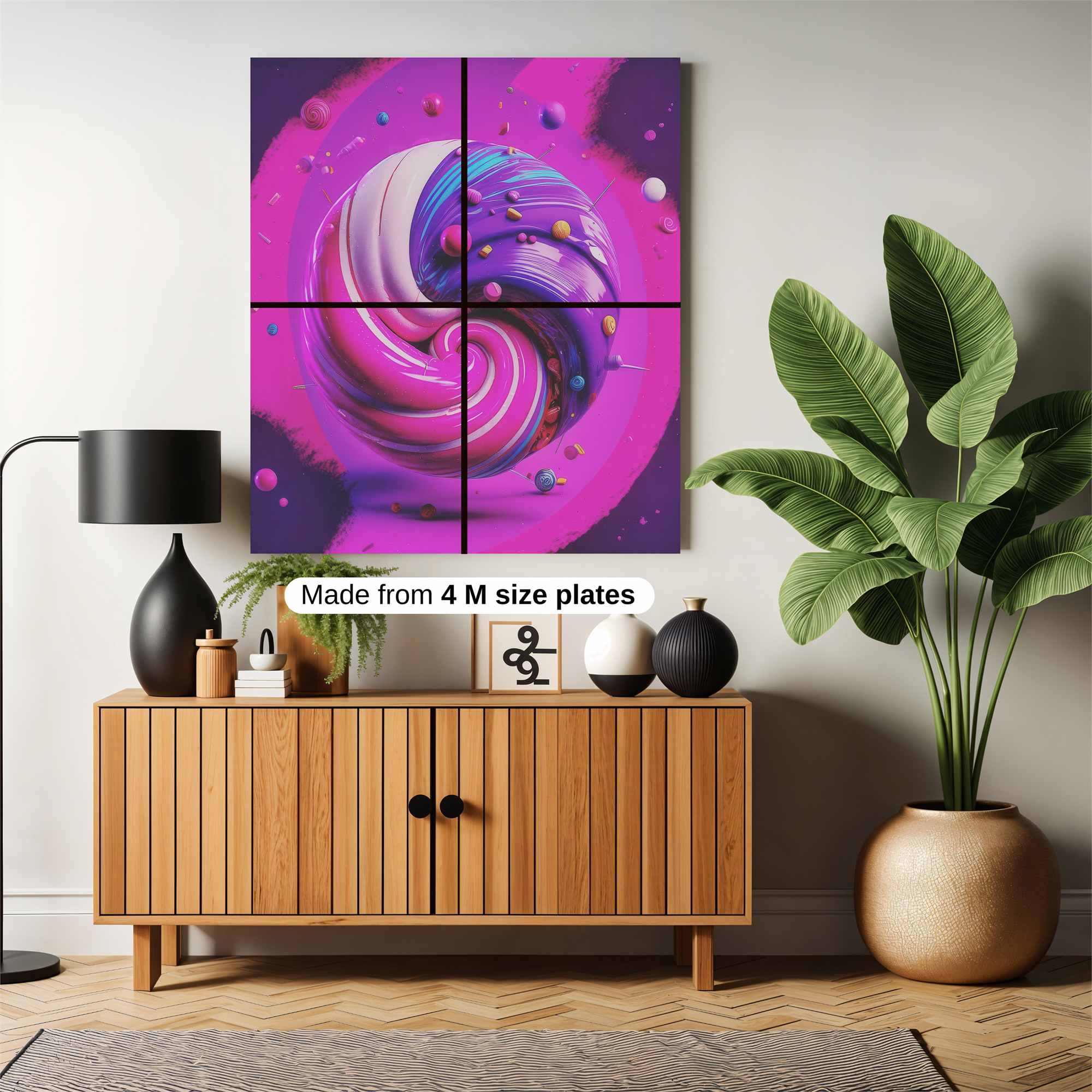 Swirl Delight Safe Wall Magnetic / M