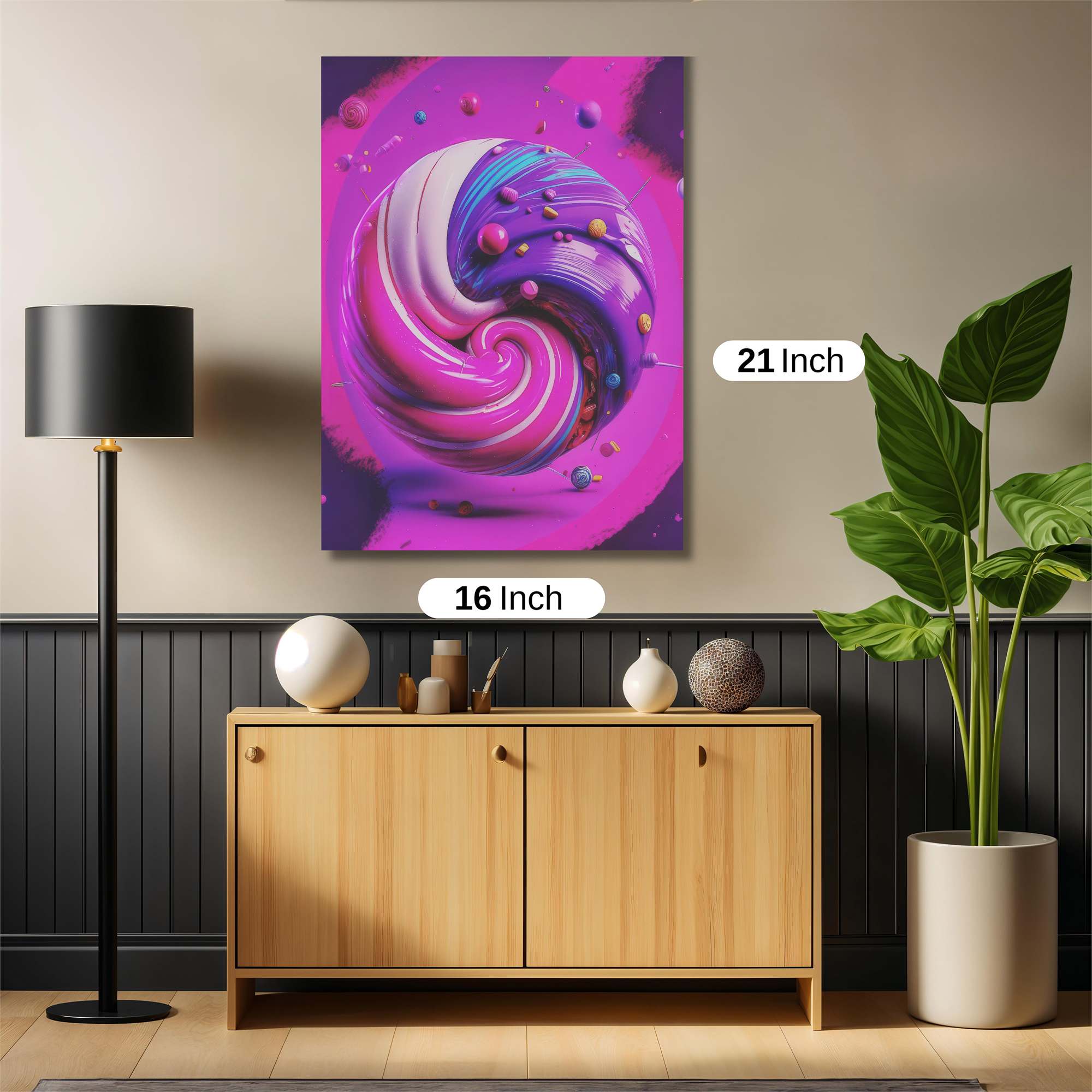 Swirl Delight Safe Wall Magnetic / M