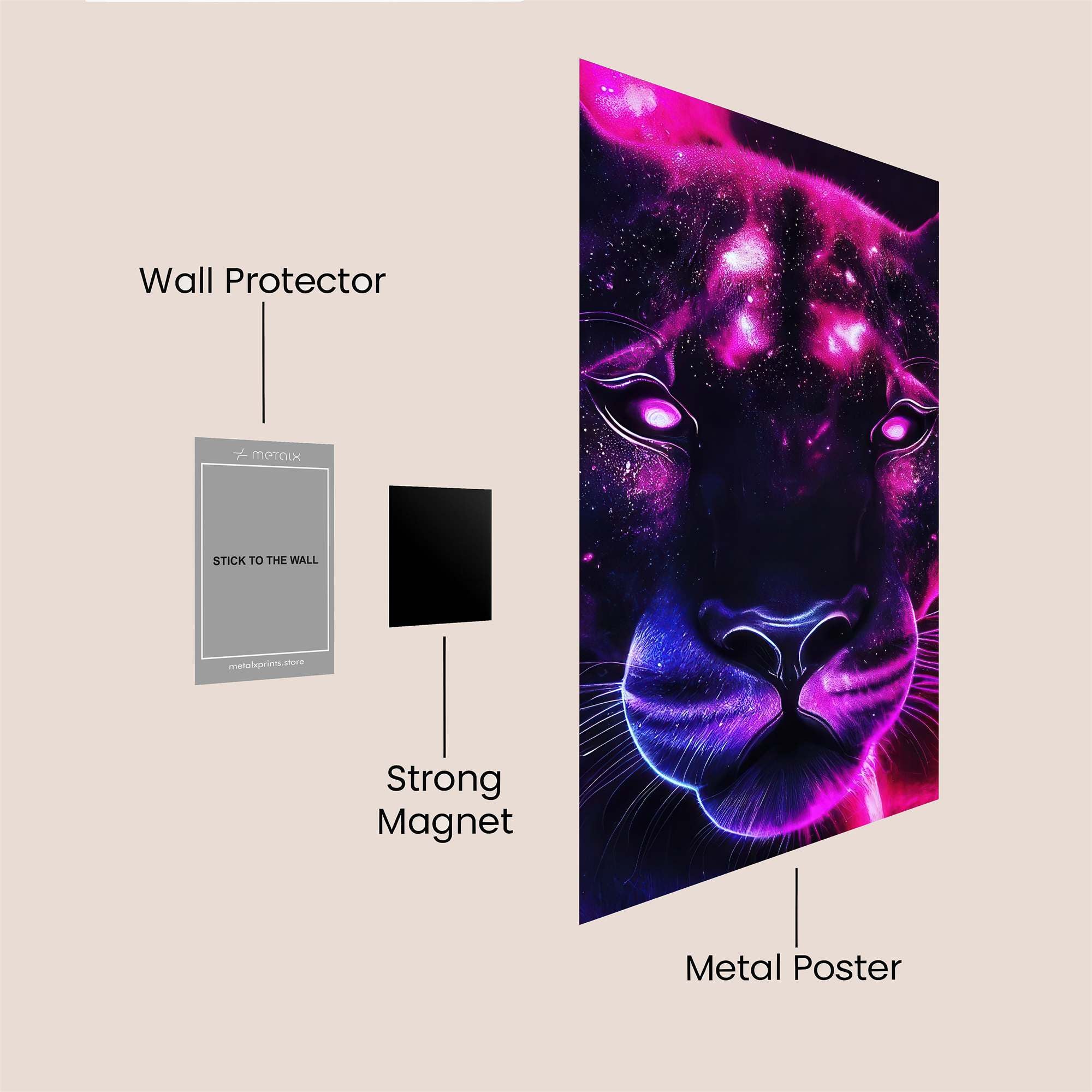 Panther Cosmic Safe Wall Magnetic / M