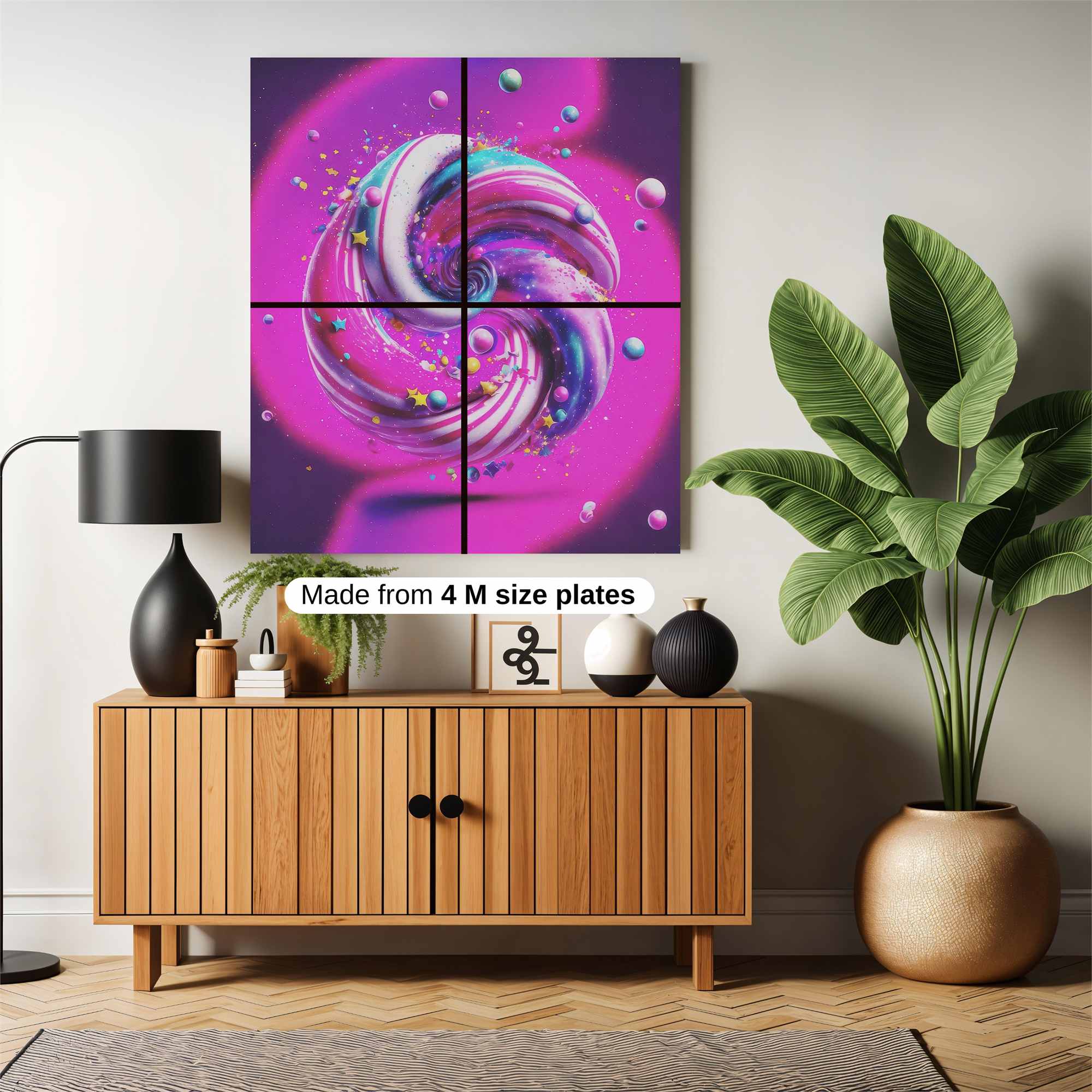 Swirl Delight Safe Wall Magnetic / M