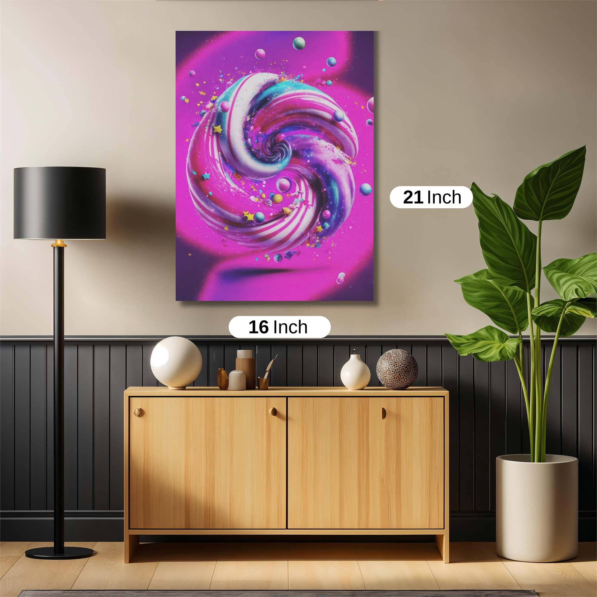 Swirl Delight Safe Wall Magnetic / M
