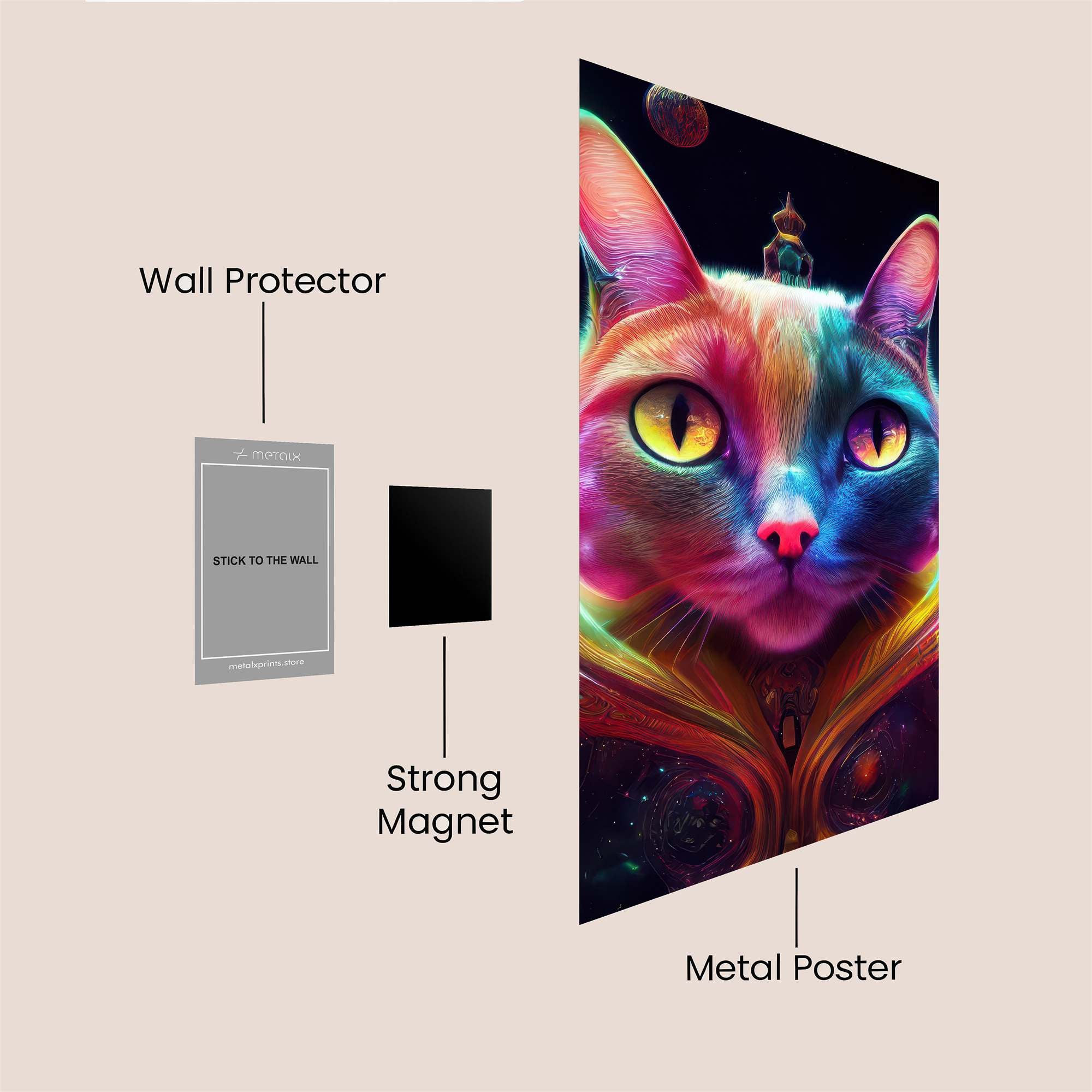 Cosmic Serenity Safe Wall Magnetic / M