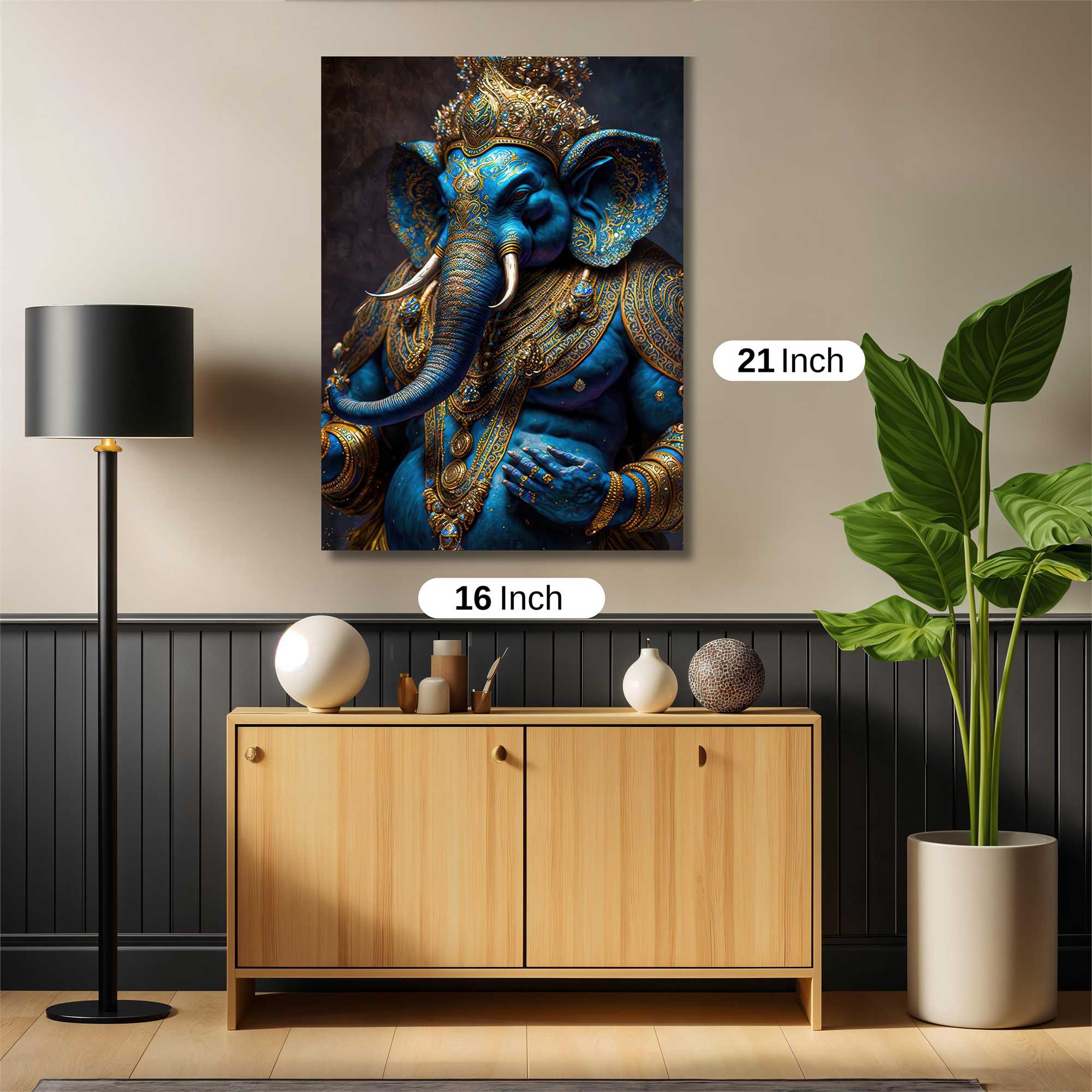Ganesha Majestic Safe Wall Magnetic / M