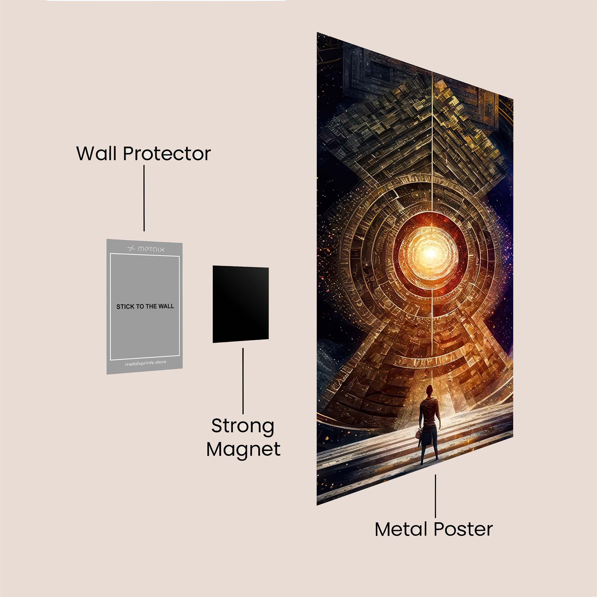 Portal Enigma Safe Wall Magnetic / M
