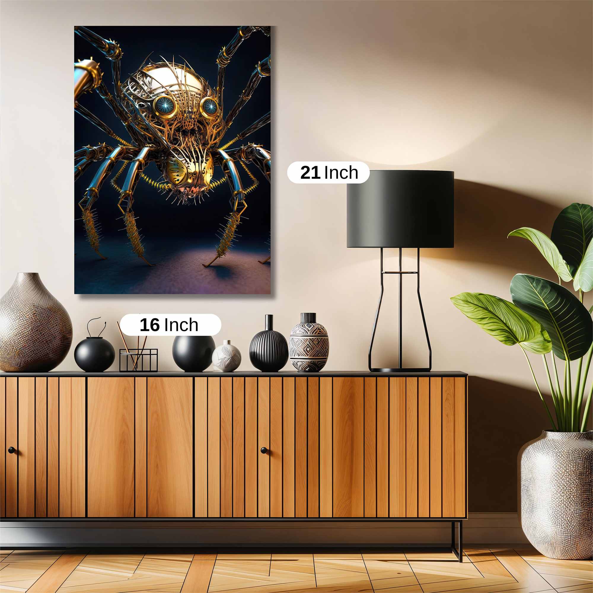 Steampunk Spider Safe Wall Magnetic / M
