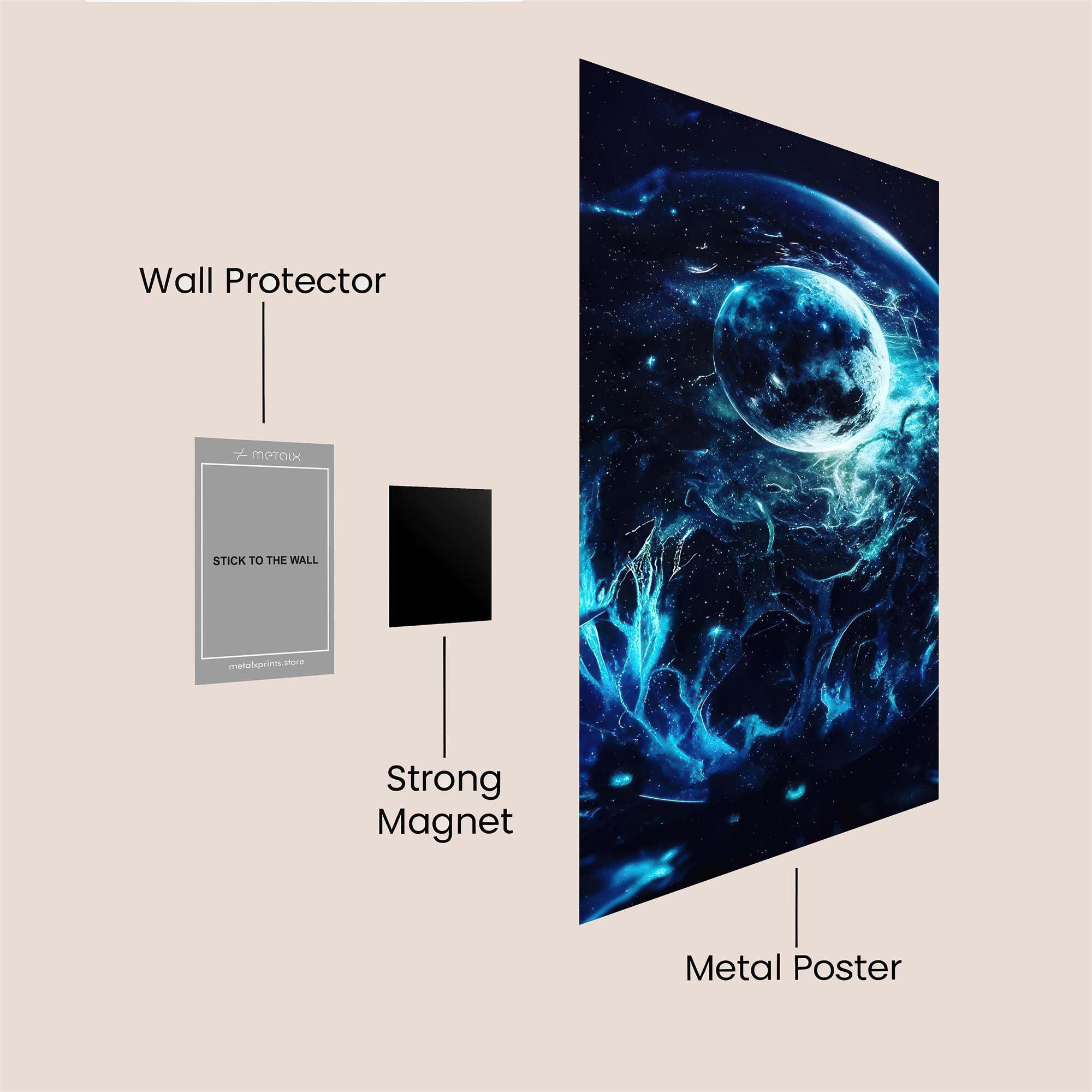Cosmic Dream Safe Wall Magnetic / M