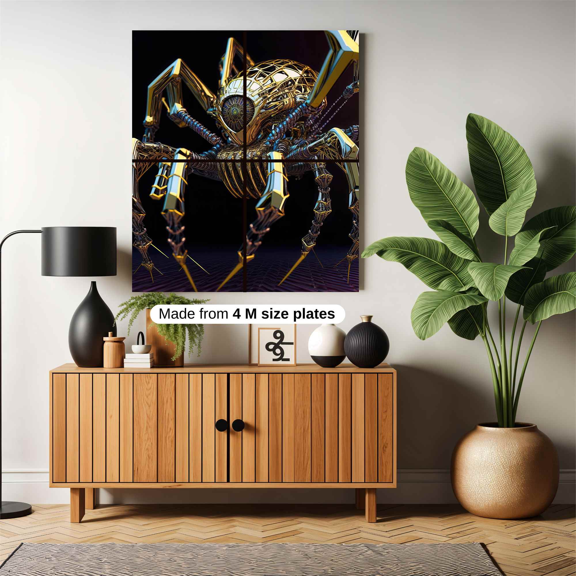 Spider Menace Safe Wall Magnetic / M