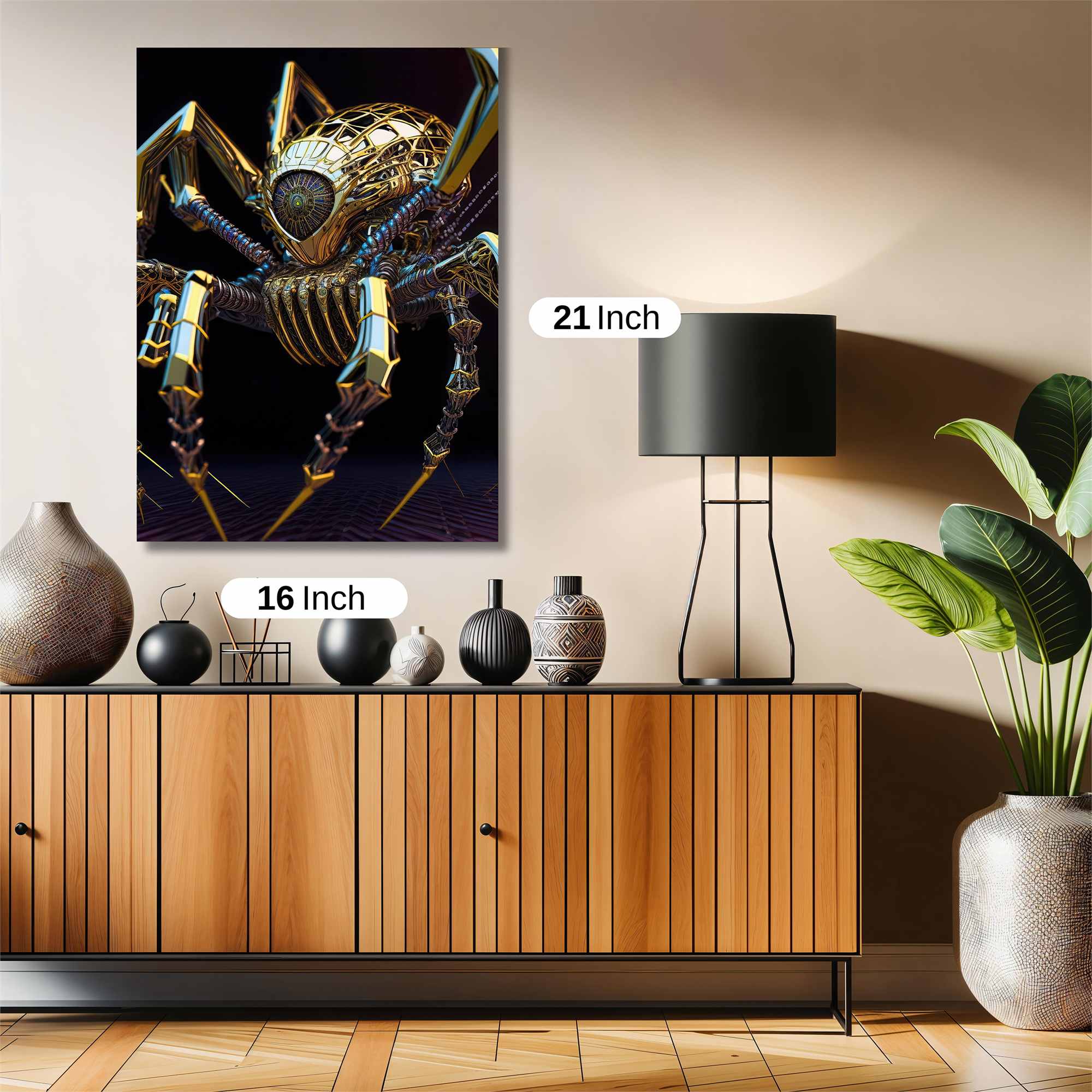 Spider Menace Safe Wall Magnetic / M