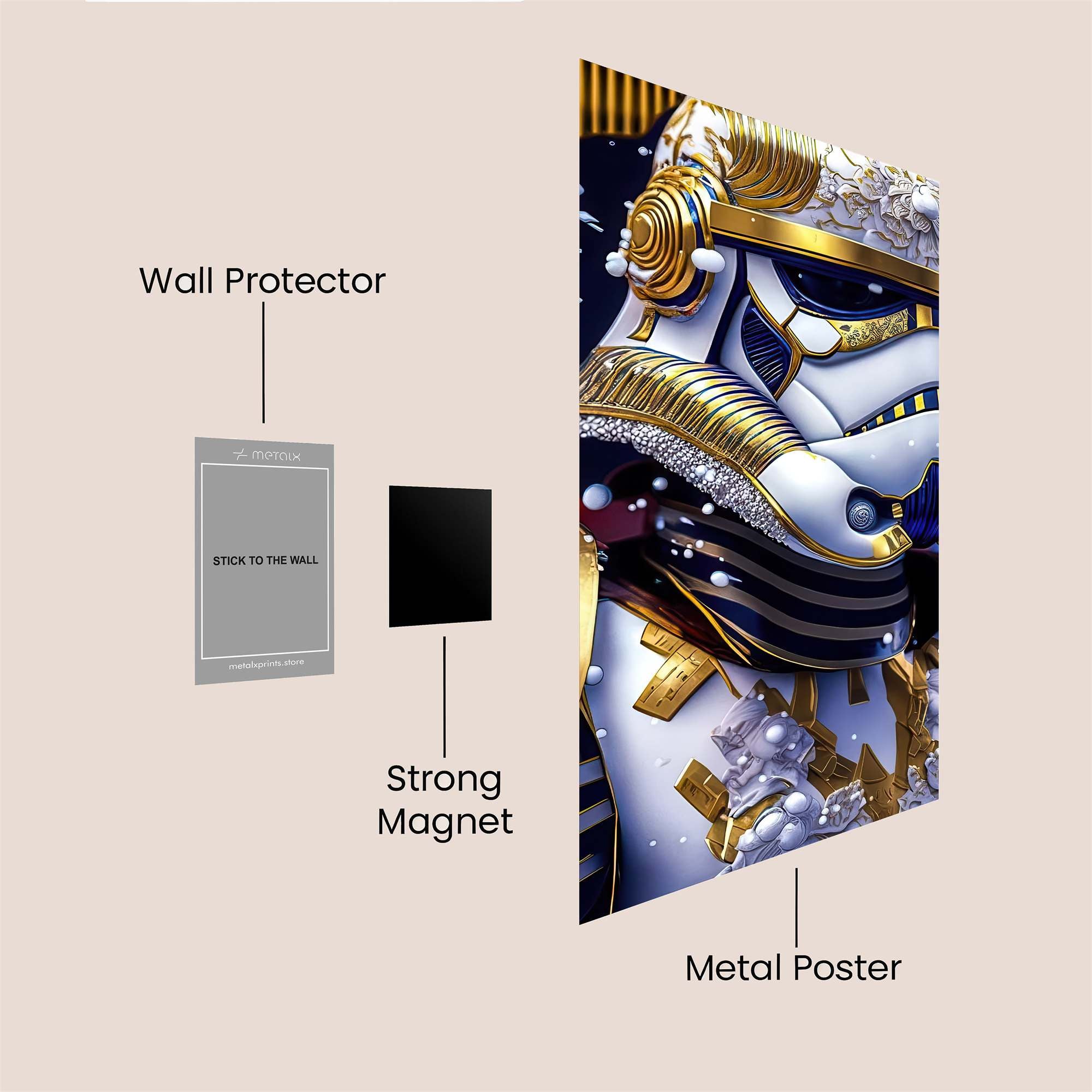 Samurai Serenity Safe Wall Magnetic / M