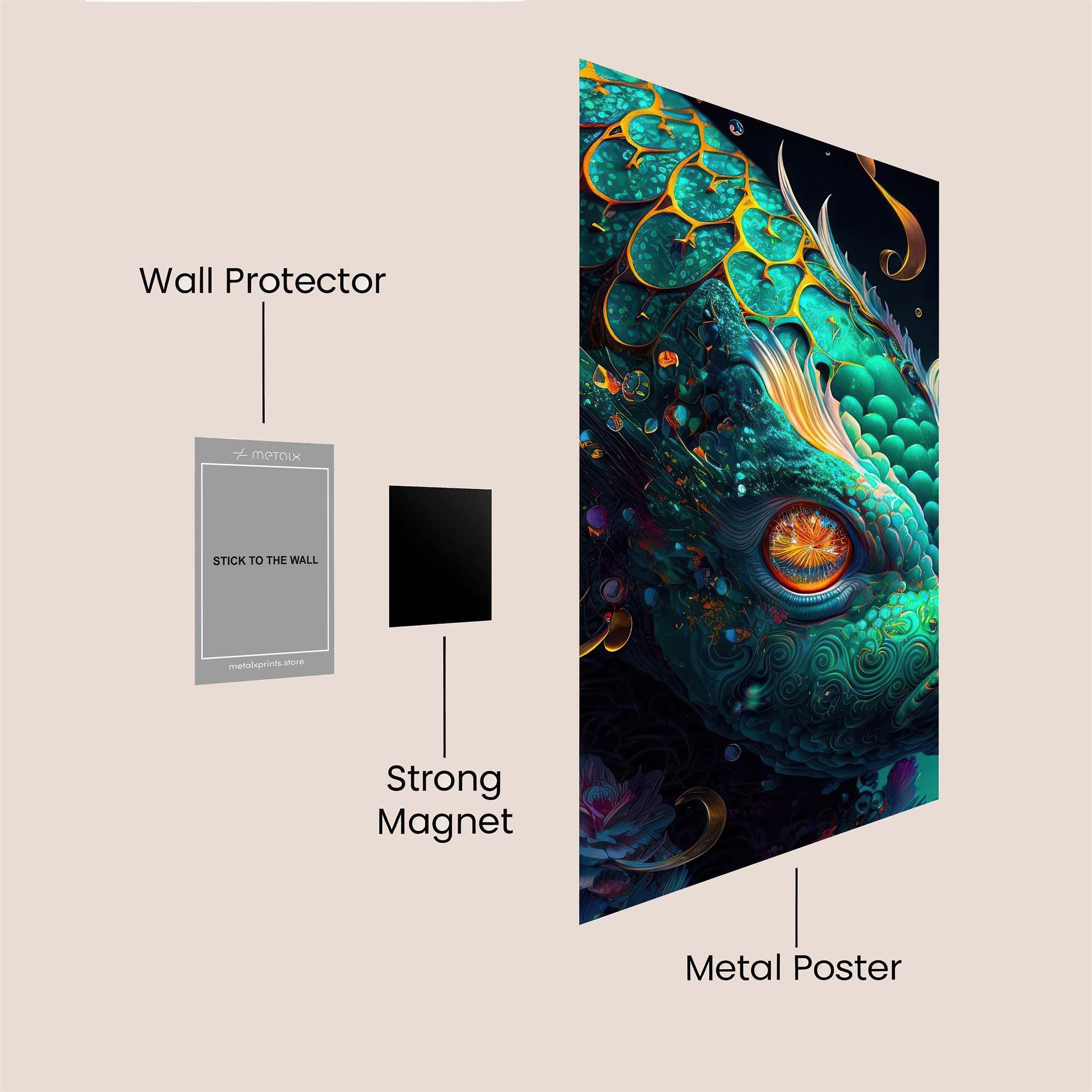 Neon Dream Safe Wall Magnetic / M