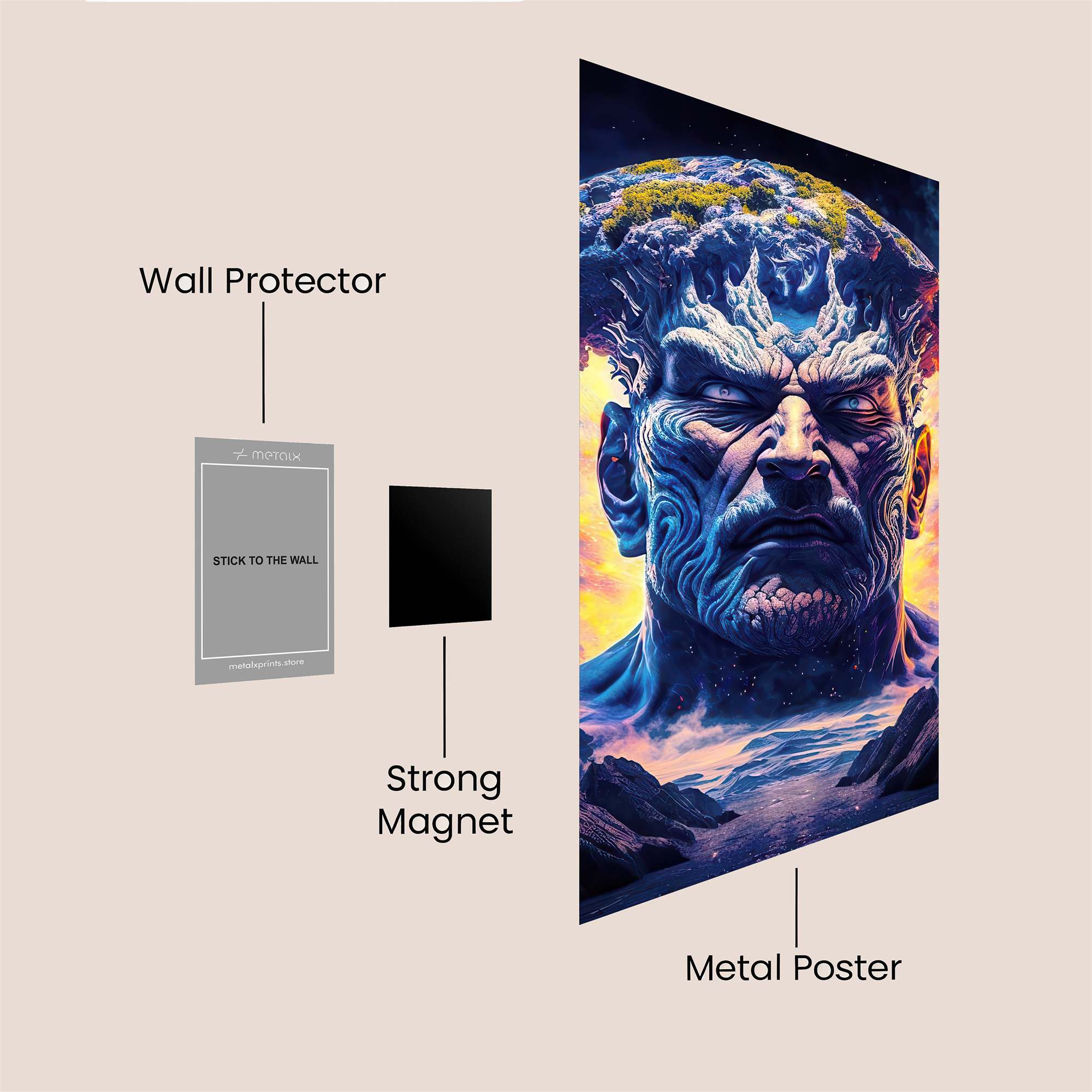 Cosmic Rage Safe Wall Magnetic / M
