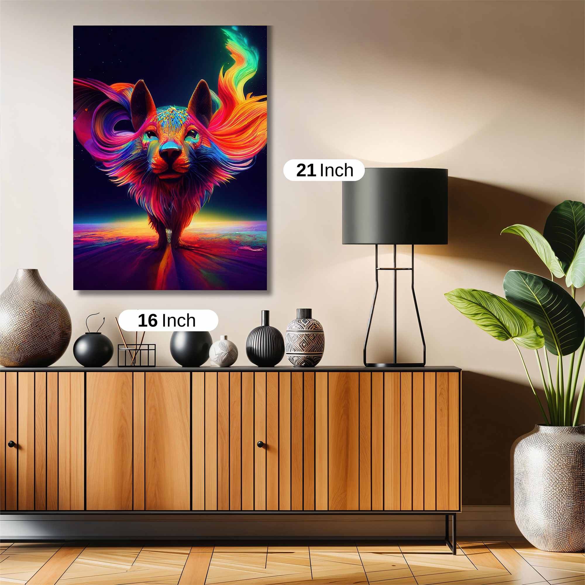 Aurora Wolf Safe Wall Magnetic / M