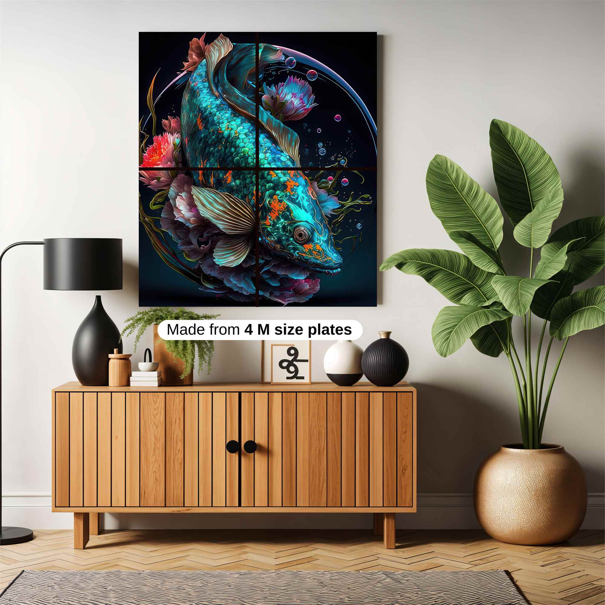 FloralFish Safe Wall Magnetic / M