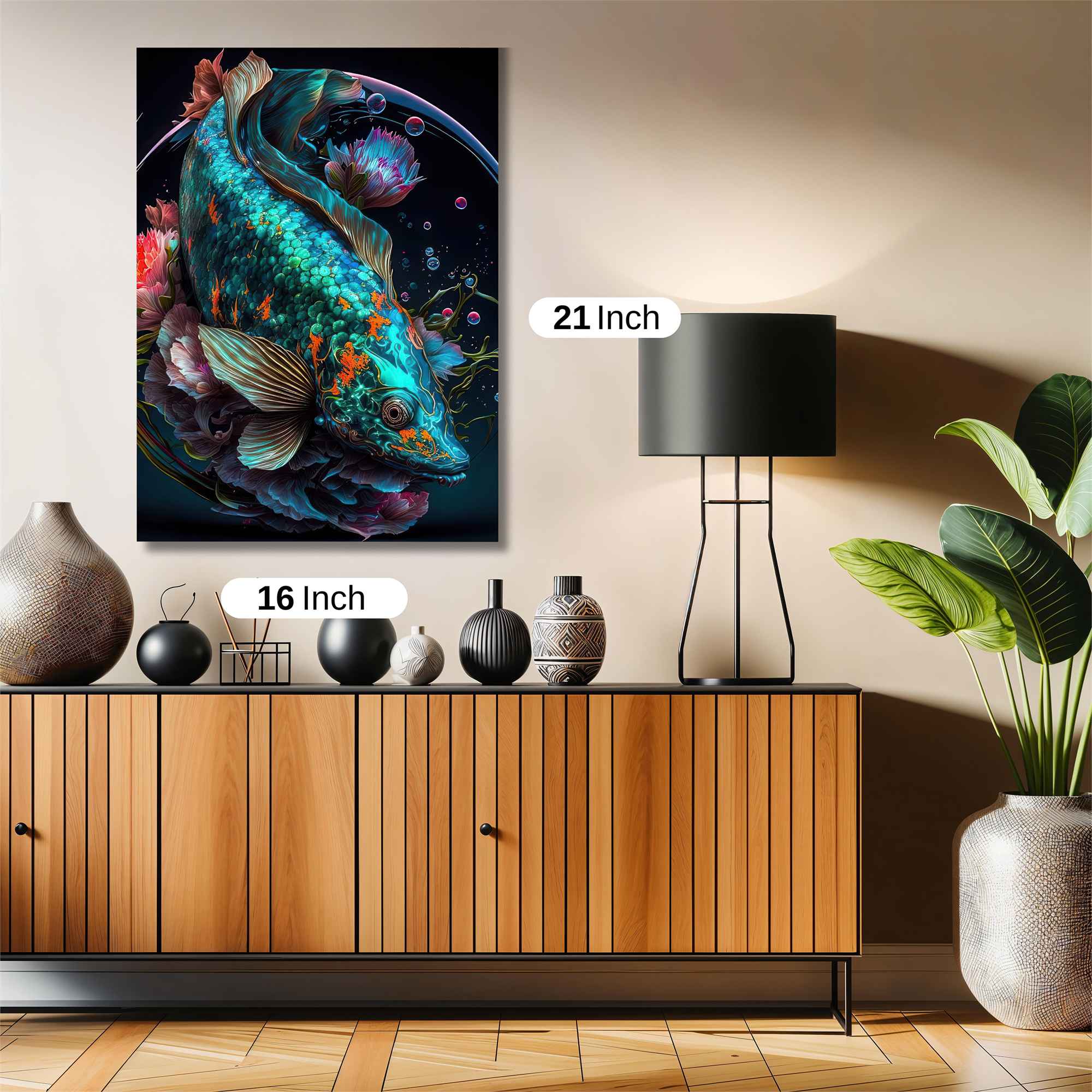 FloralFish Safe Wall Magnetic / M