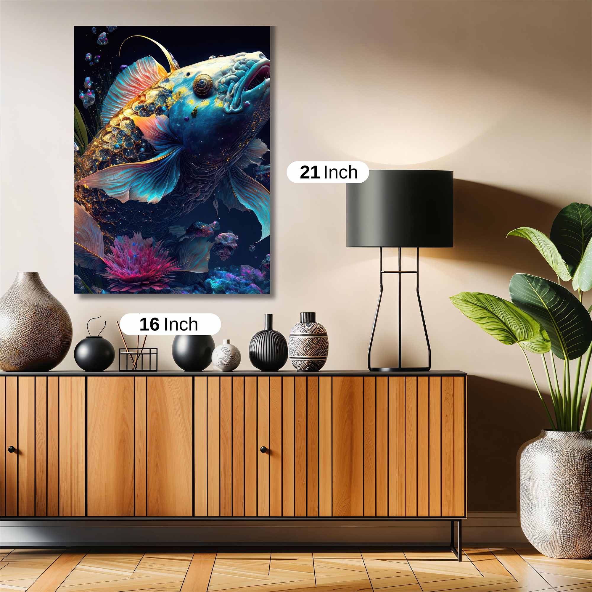 Koi Radiance Safe Wall Magnetic / M