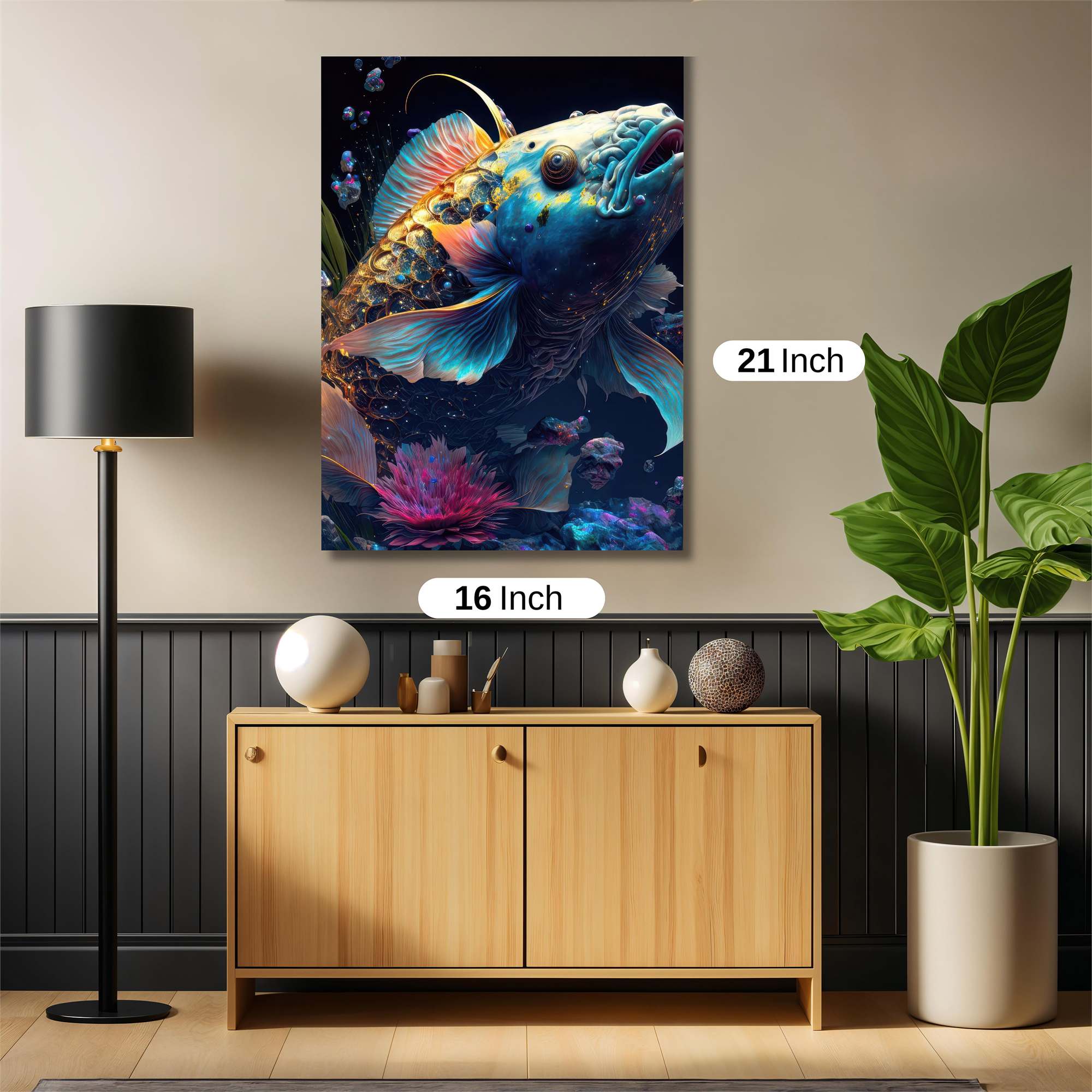 Koi Radiance Safe Wall Magnetic / M