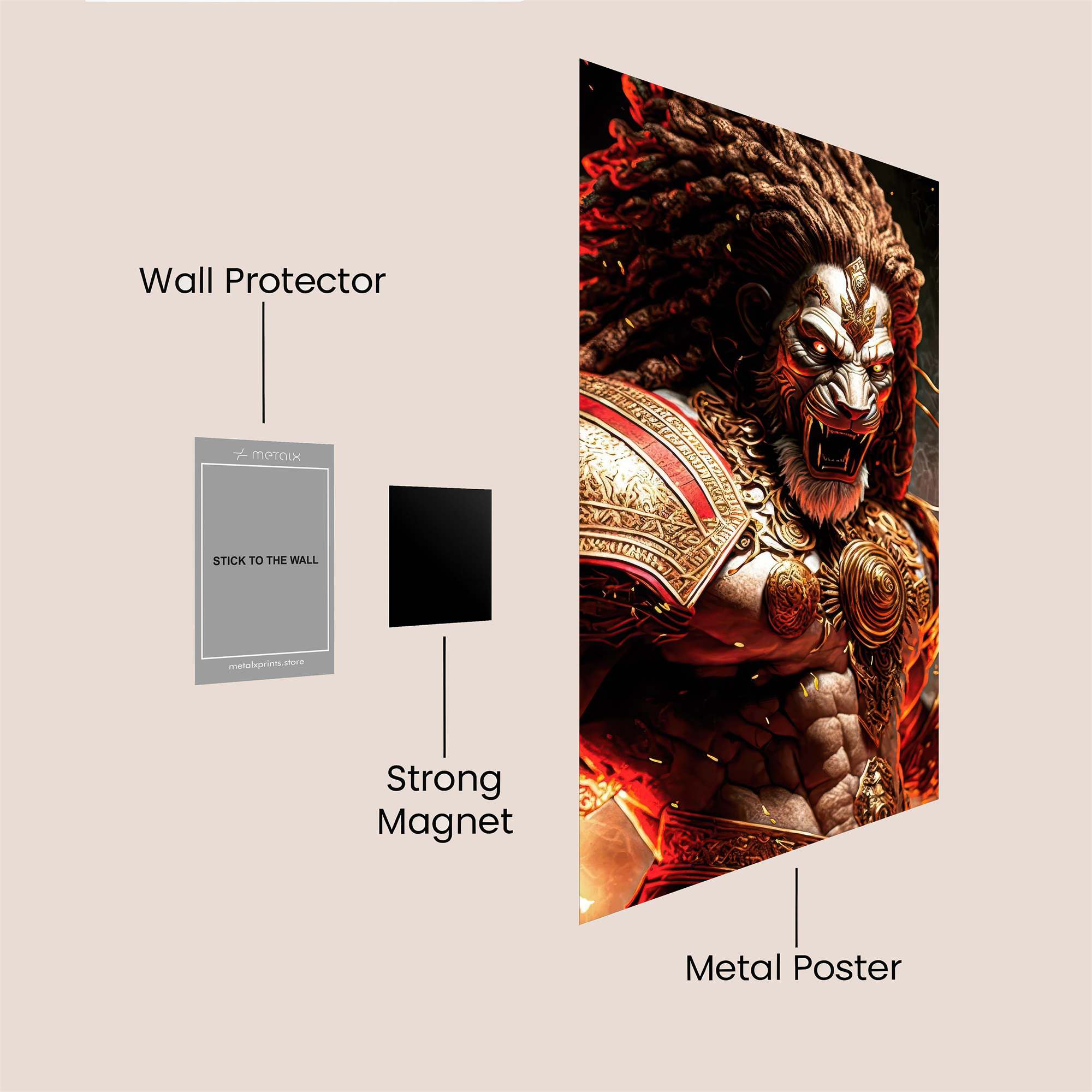 Narasimha Ferocity Safe Wall Magnetic / M