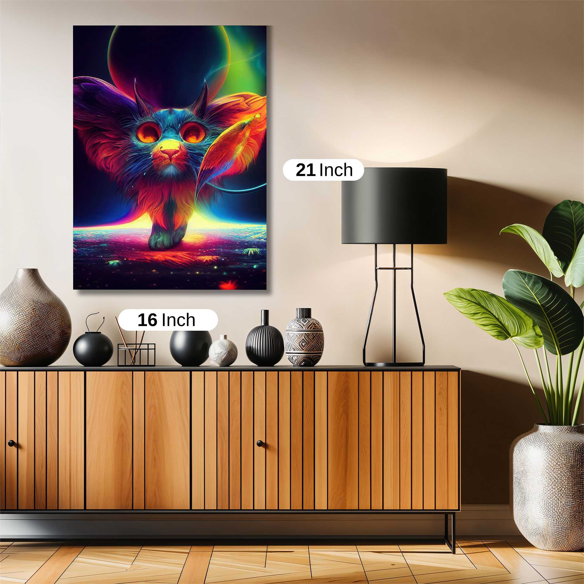 Cosmic Cat Safe Wall Magnetic / M