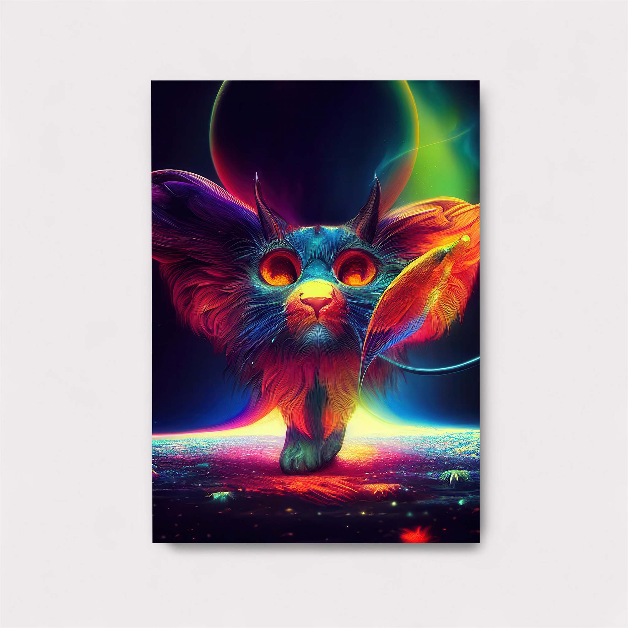 Cosmic Cat Safe Wall Magnetic / M