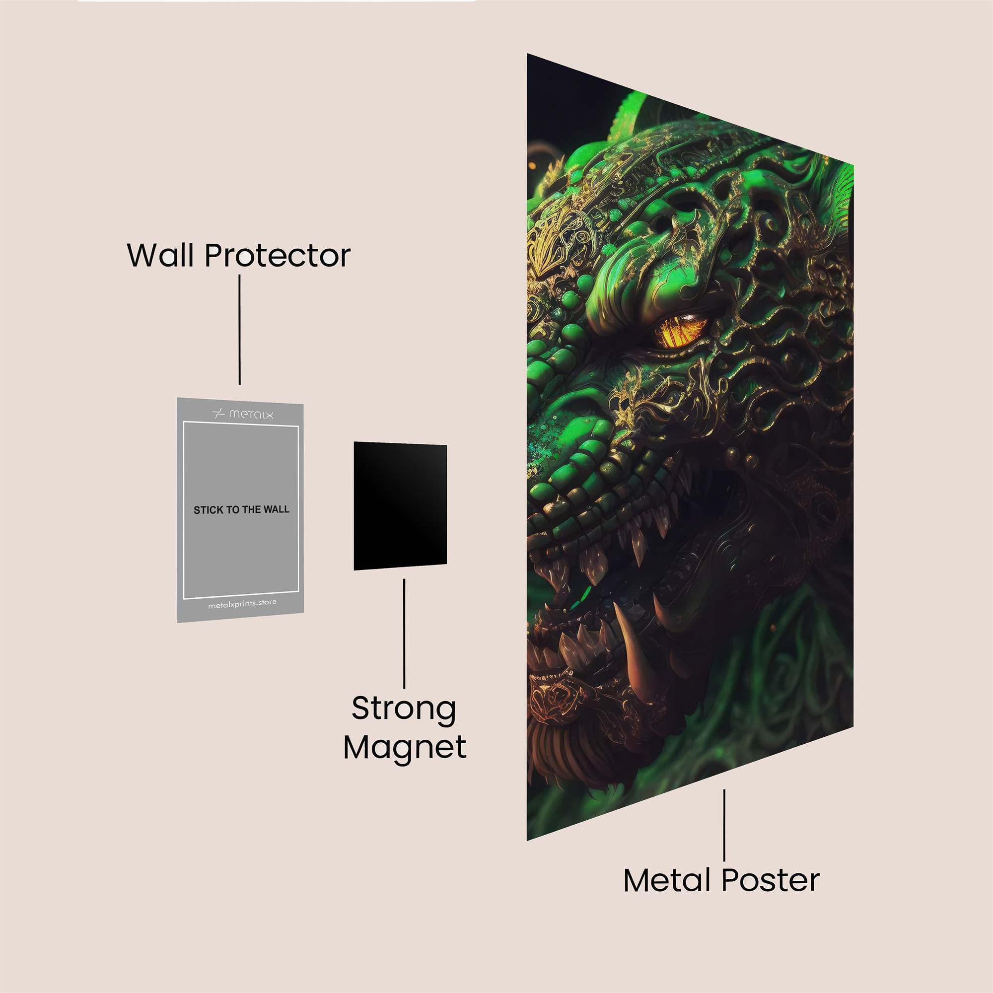 Jaguar Mystic Safe Wall Magnetic / M