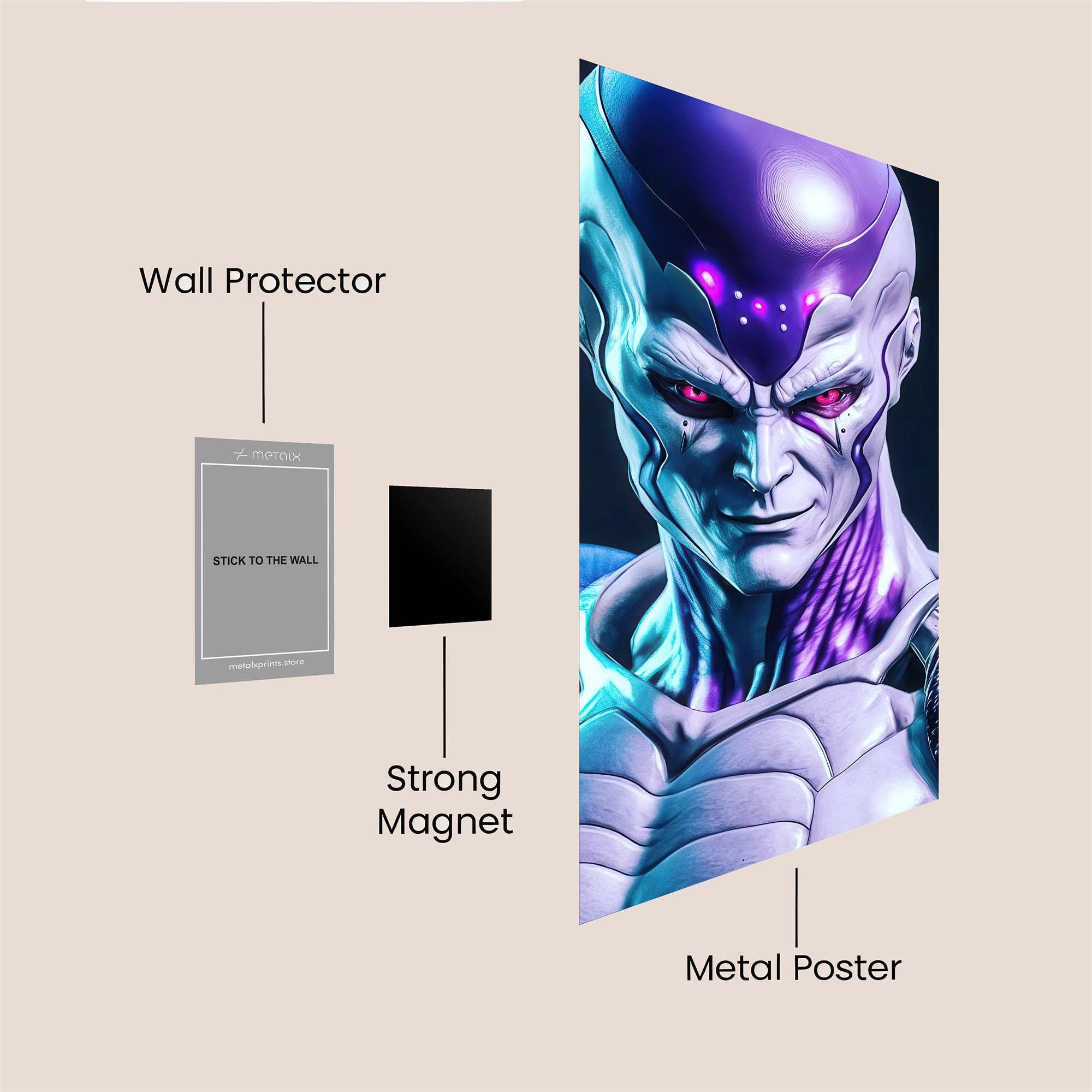 Frieza Menace Safe Wall Magnetic / M