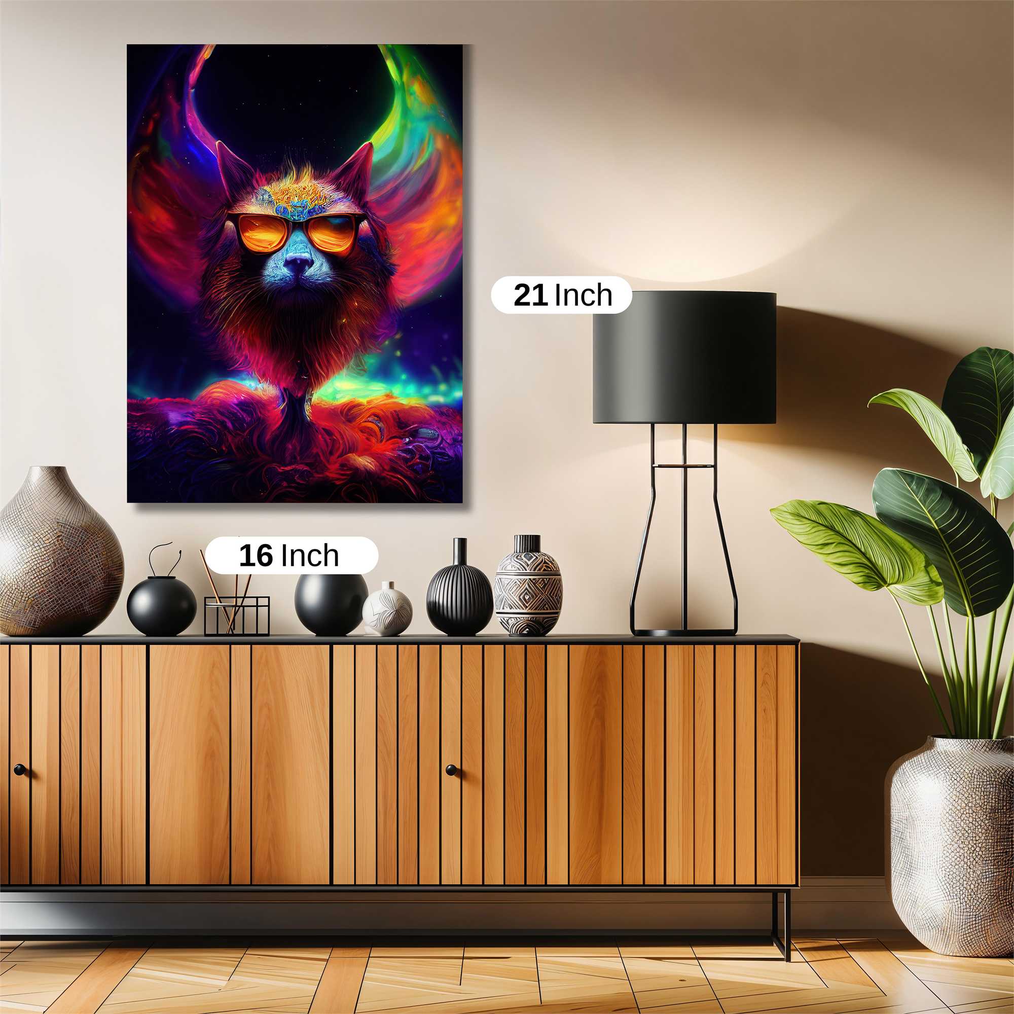 Cosmic Cat Safe Wall Magnetic / M