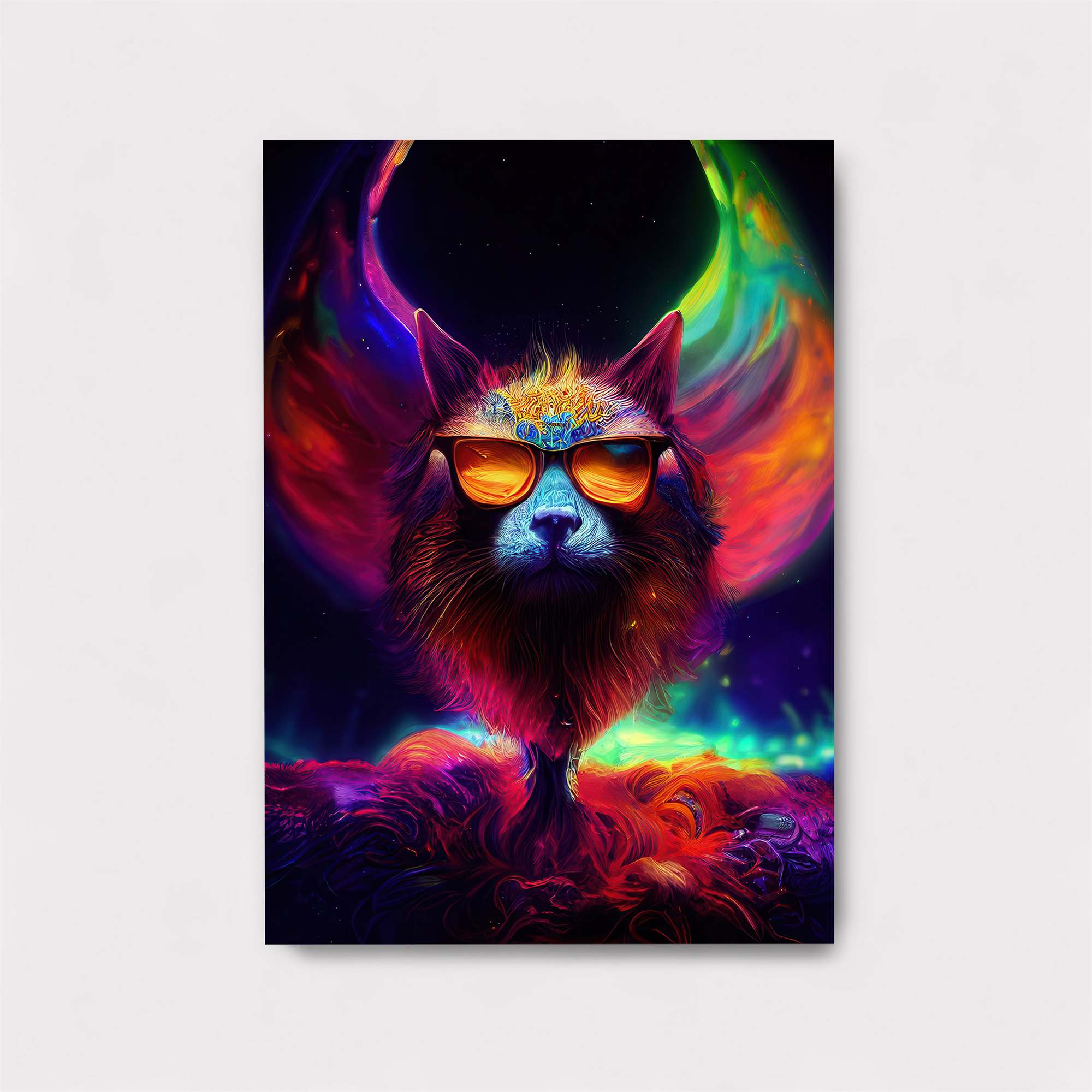 Cosmic Cat Safe Wall Magnetic / M