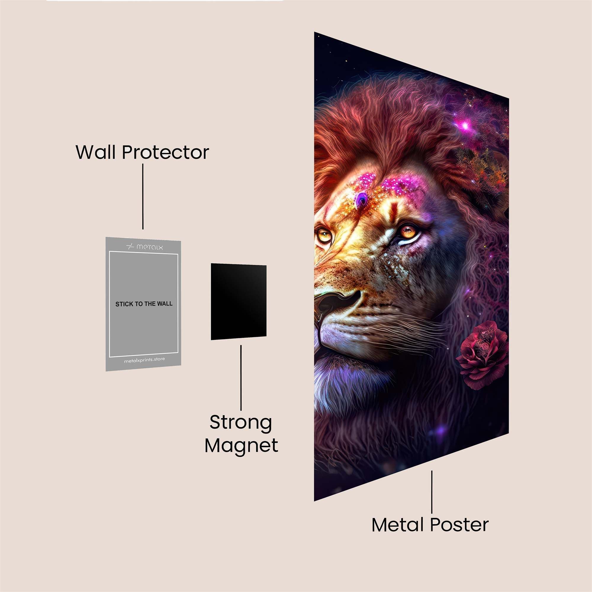 Cosmic Majesty Safe Wall Magnetic / M