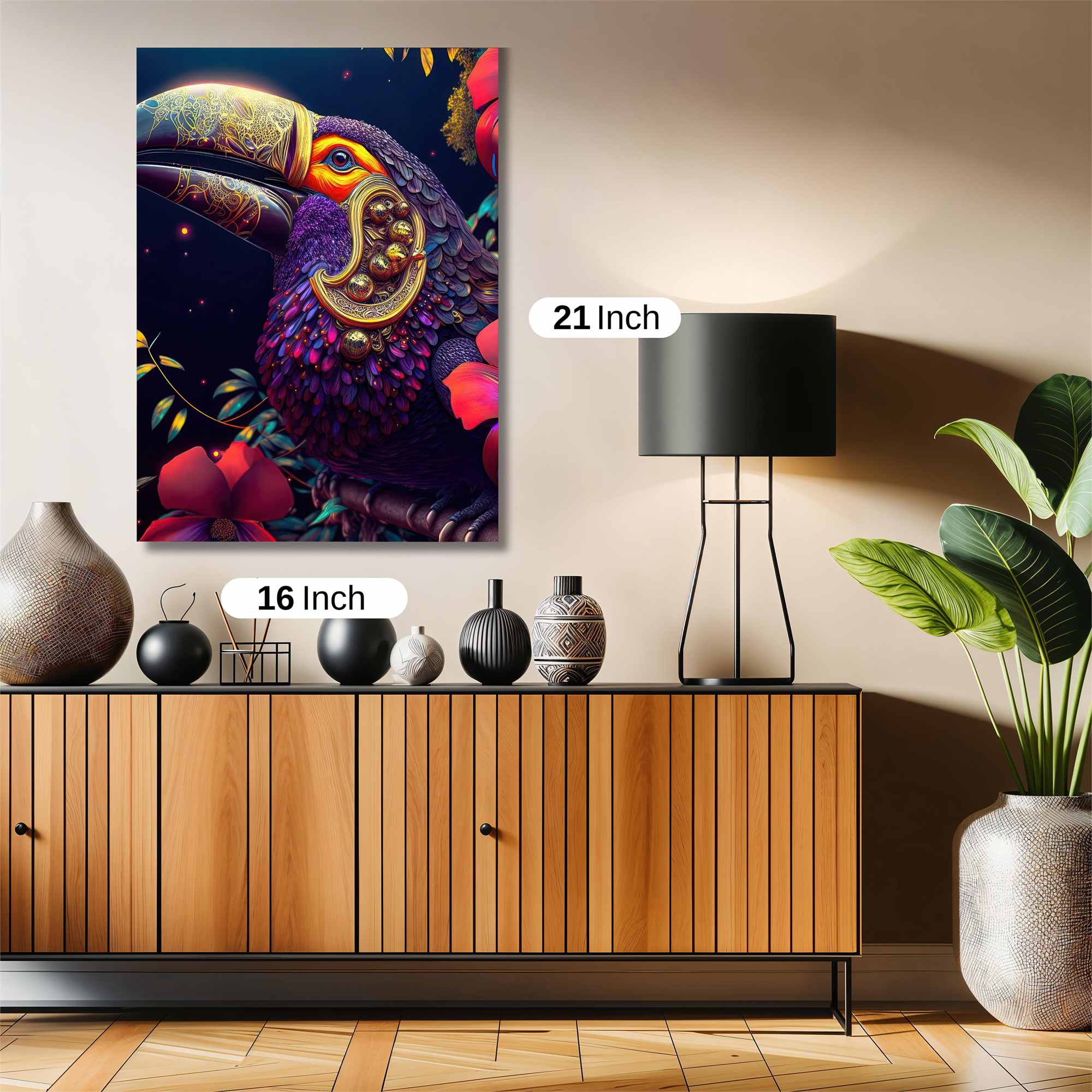 Toucan Enchantment Safe Wall Magnetic / M