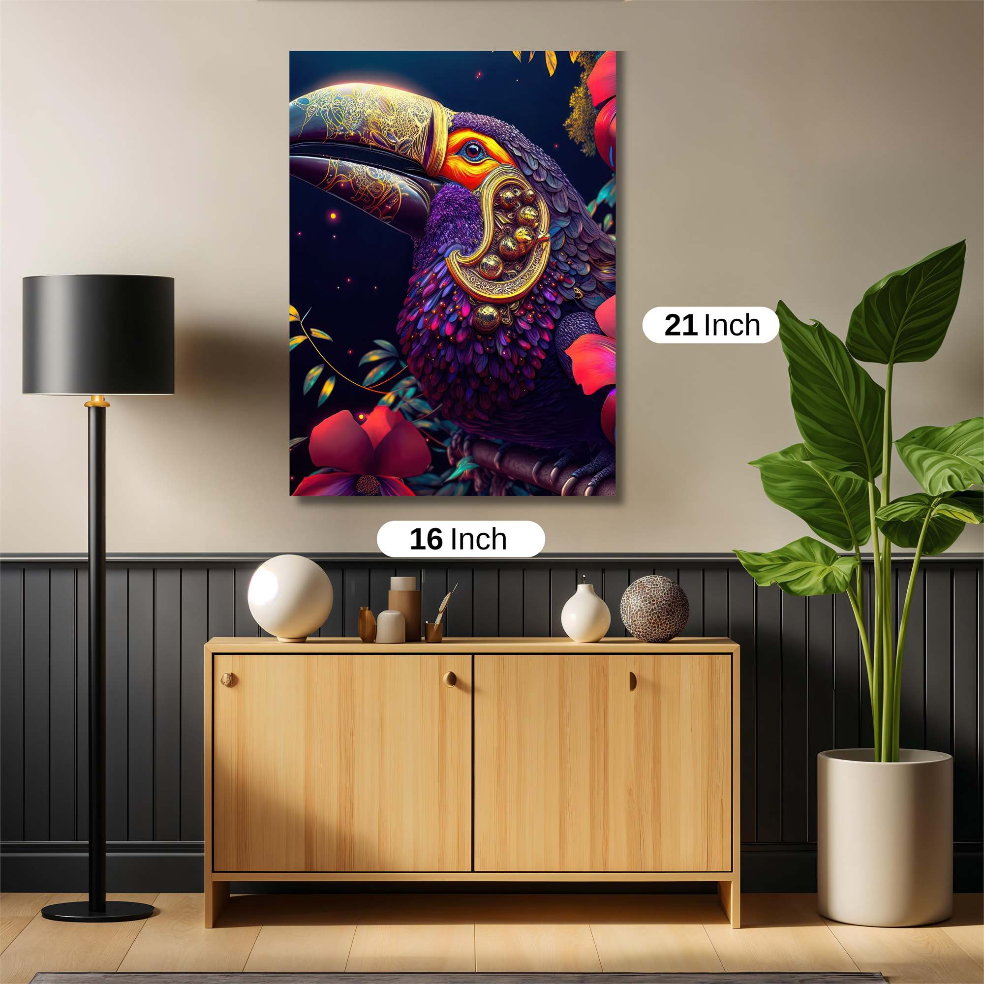 Toucan Enchantment Safe Wall Magnetic / M