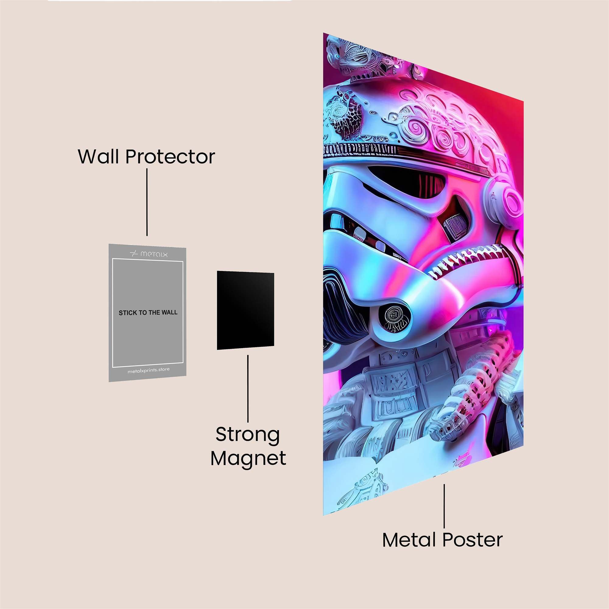 Stormtrooper Regal Safe Wall Magnetic / M