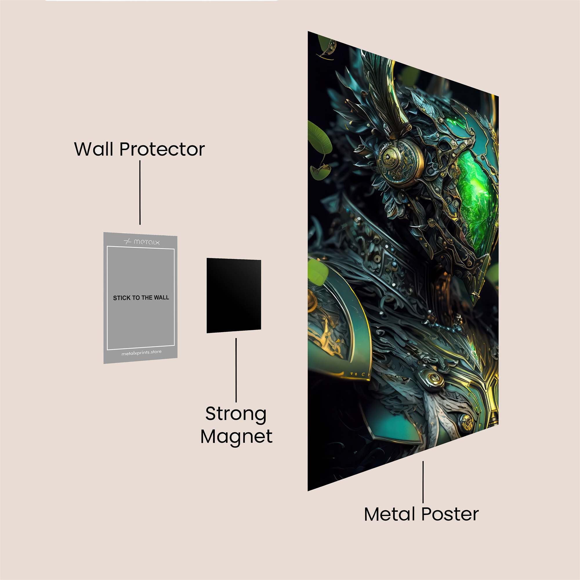 Nature's Guardian Safe Wall Magnetic / M