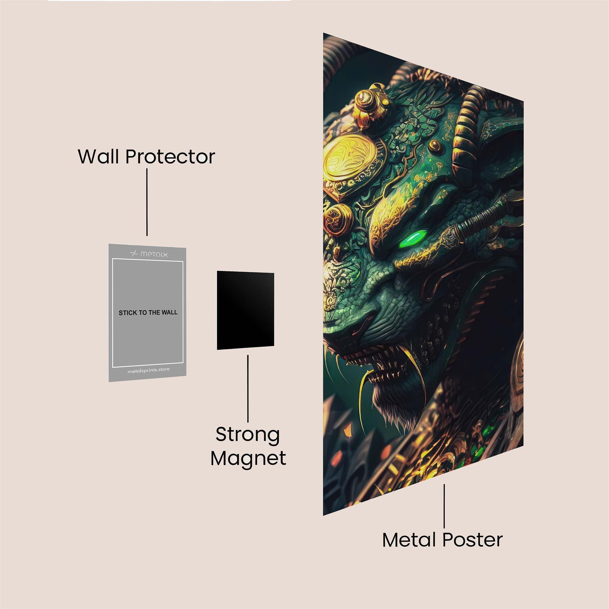 Demon Sovereign Safe Wall Magnetic / M