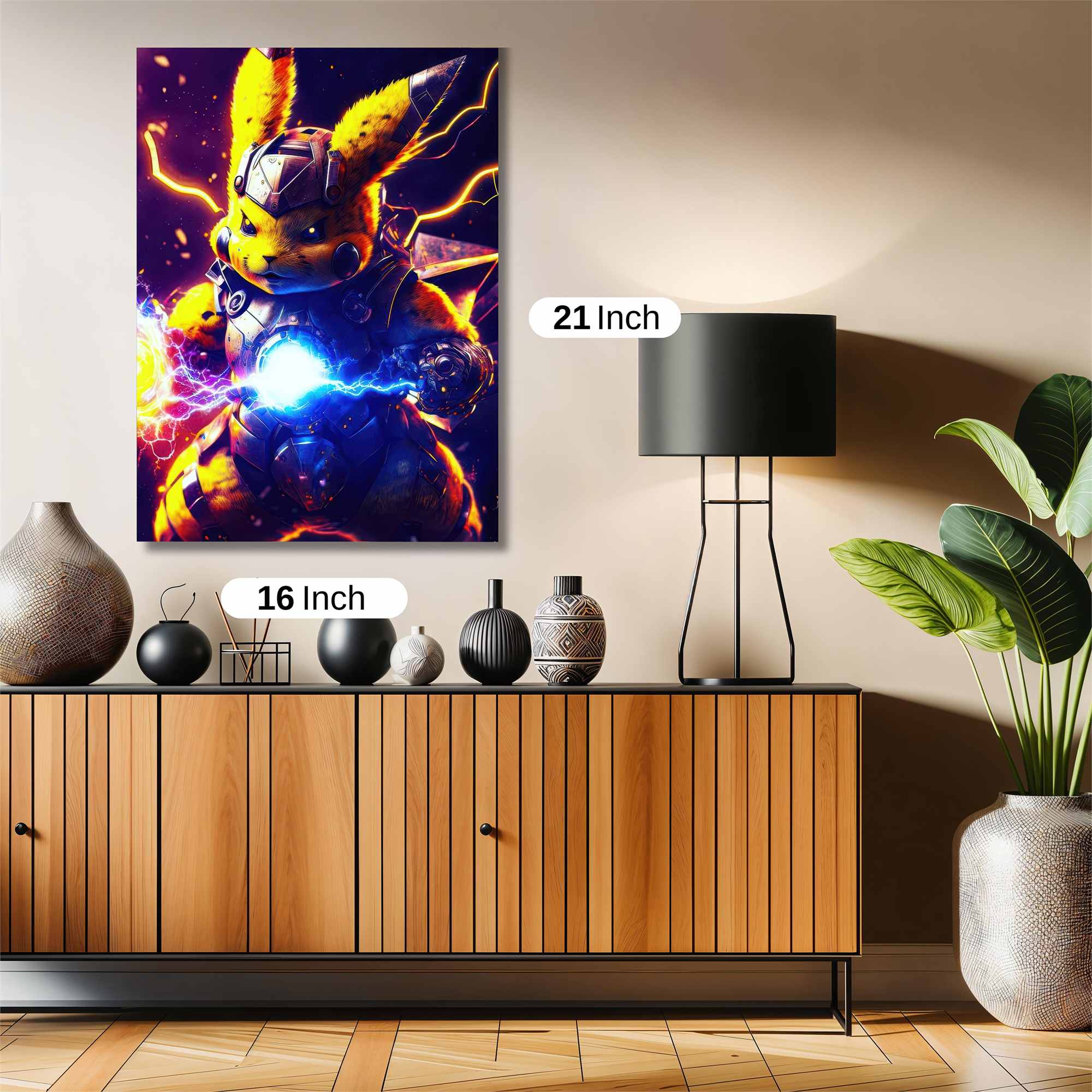 Pikachu Power Safe Wall Magnetic / M
