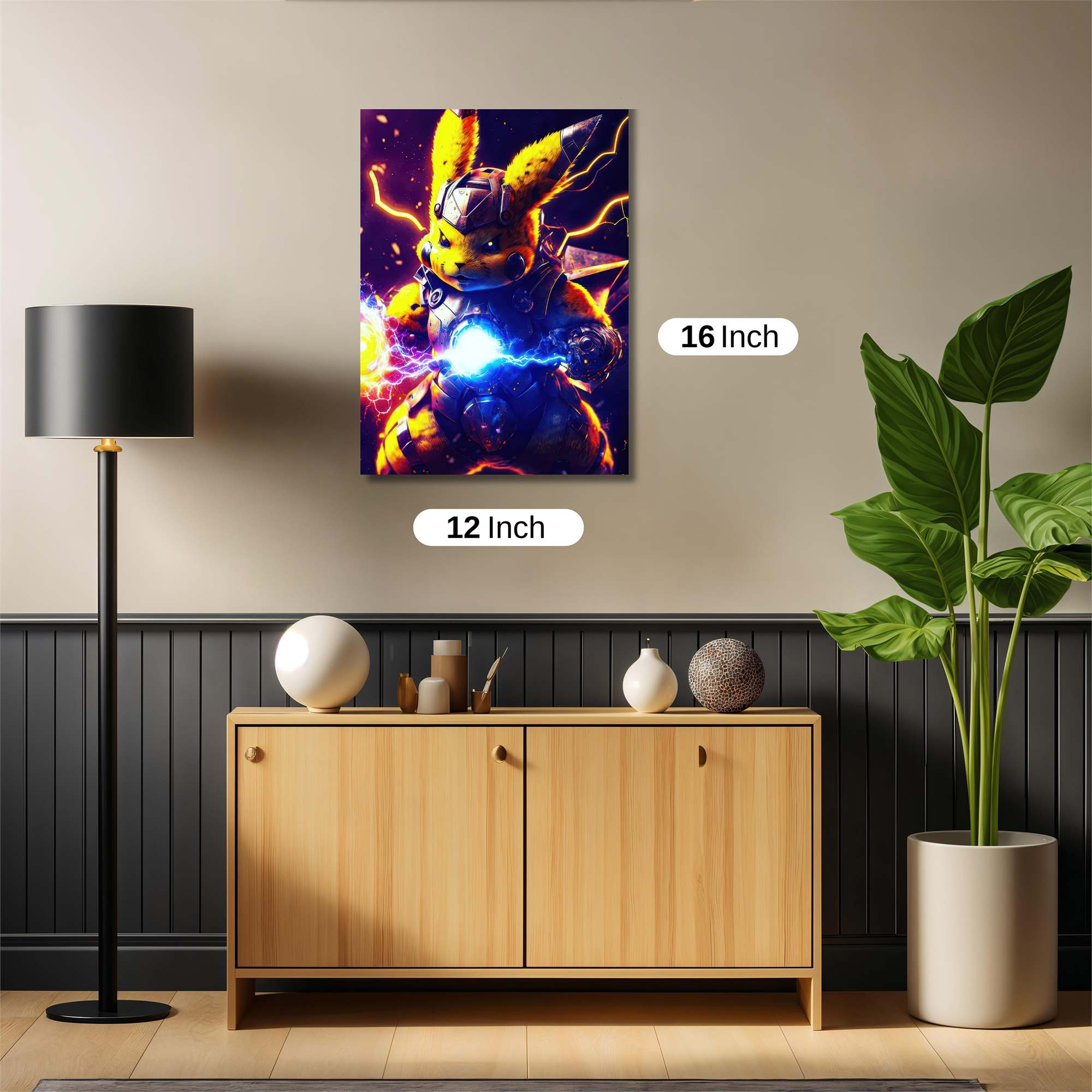Pikachu Power Safe Wall Magnetic / M