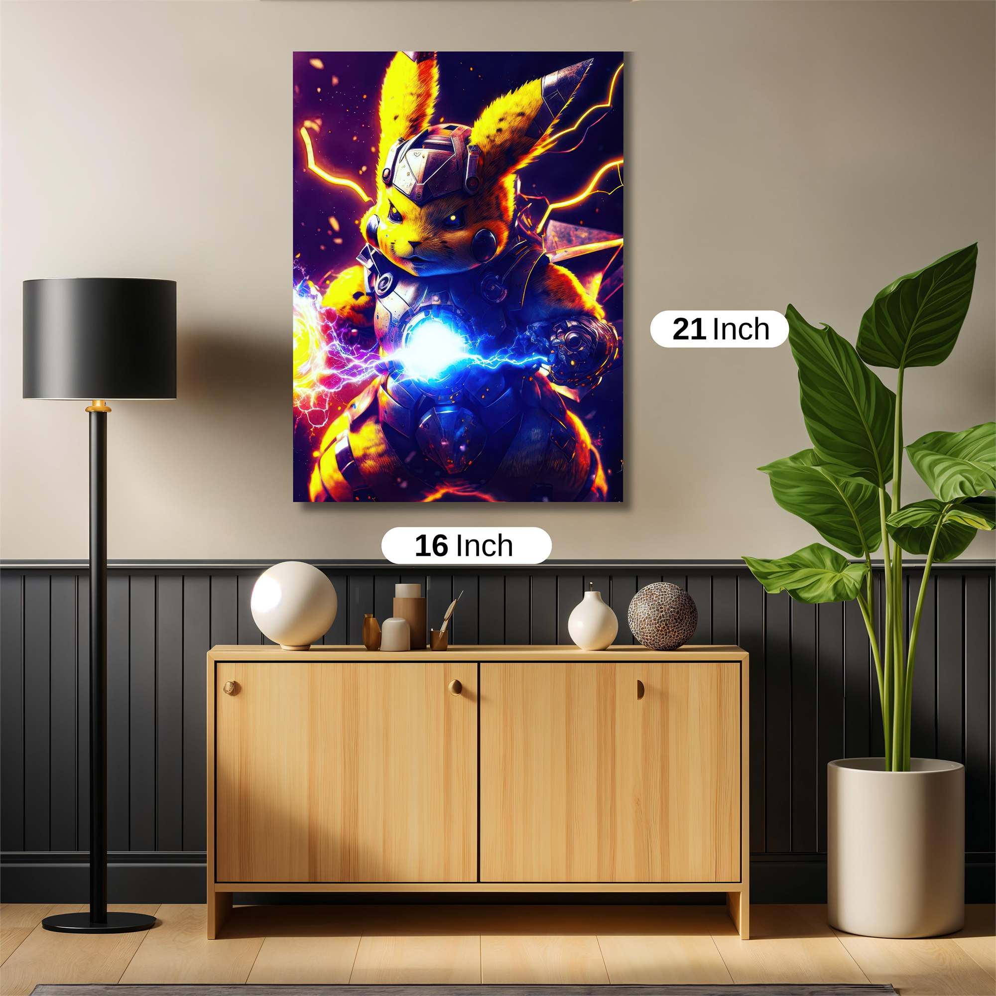 Pikachu Power Safe Wall Magnetic / M