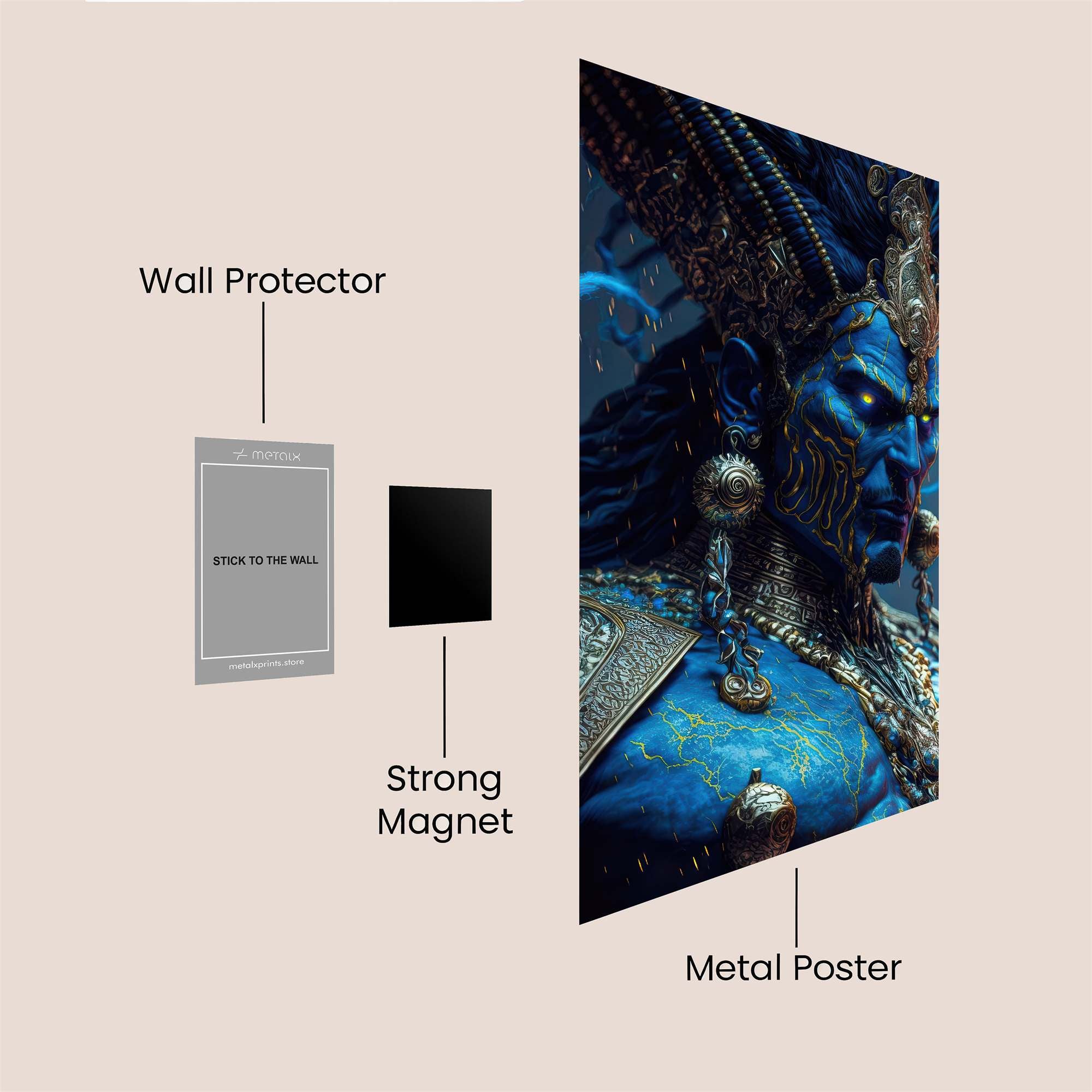 Indra Majestic Safe Wall Magnetic / M