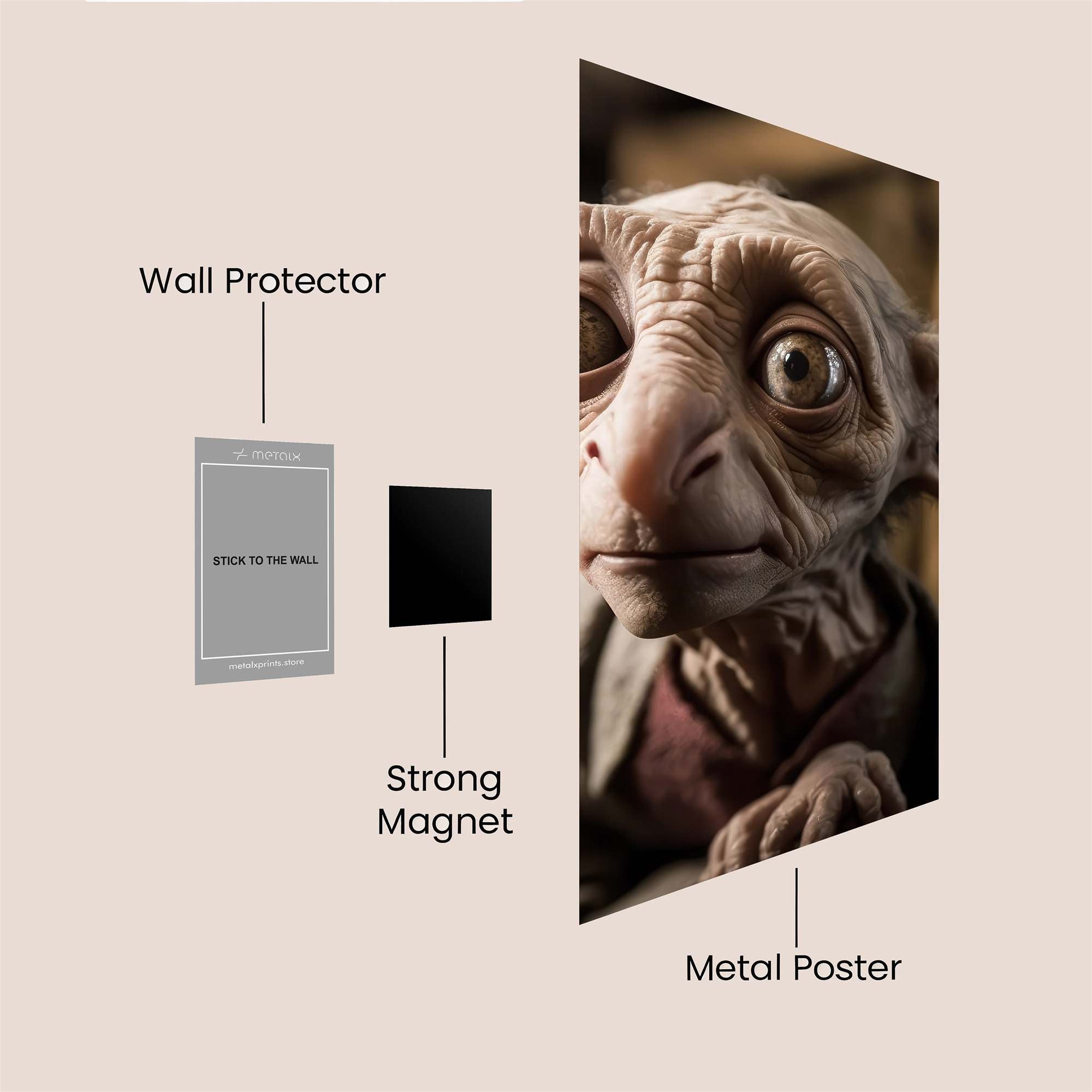 Dobby Despair Safe Wall Magnetic / M