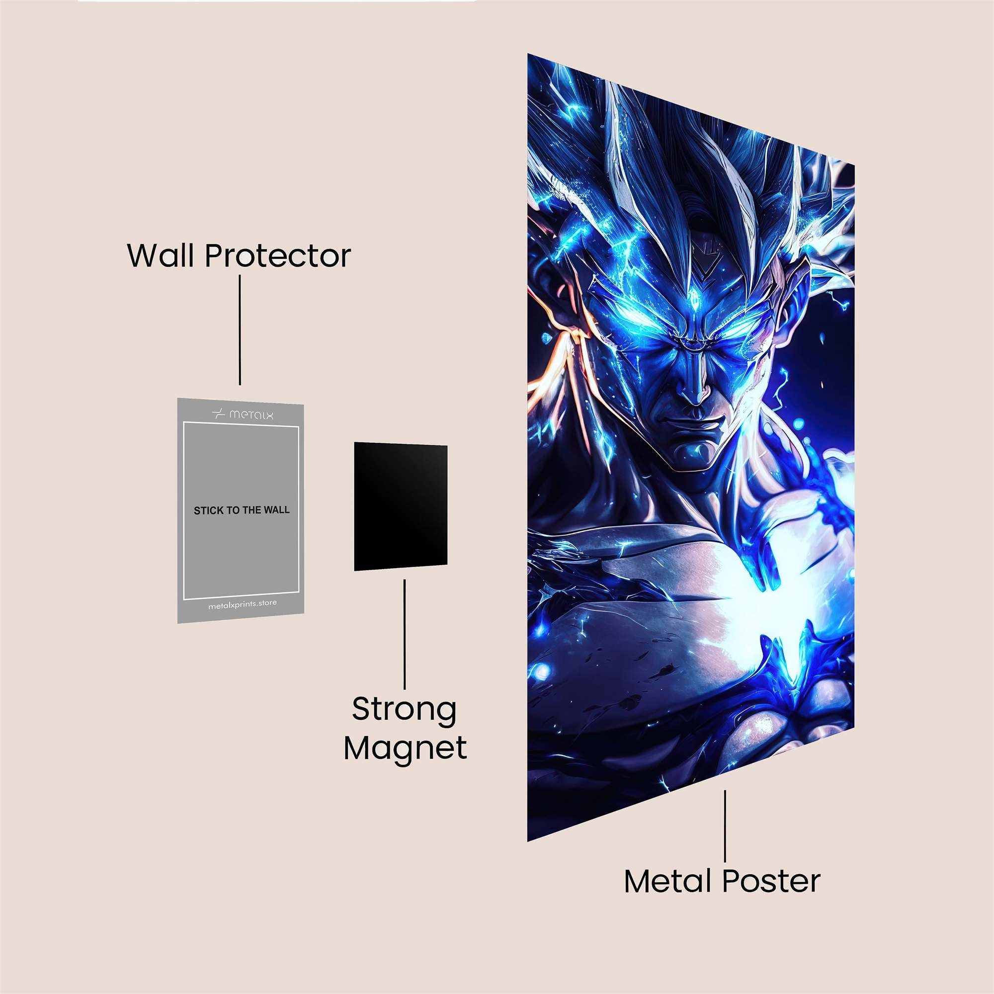 Goku Radiant Safe Wall Magnetic / M