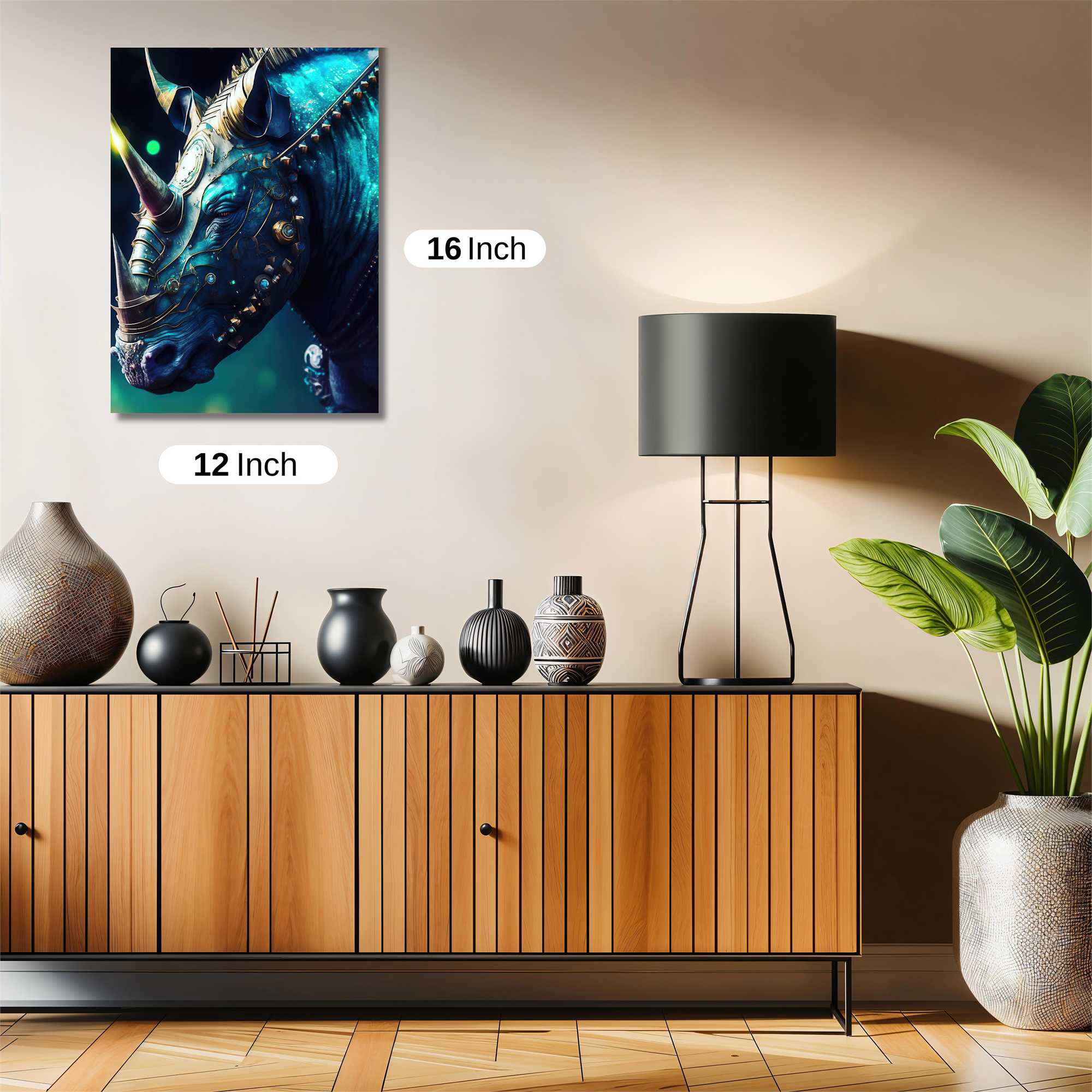 Rhinoceros Radiant Safe Wall Magnetic / M