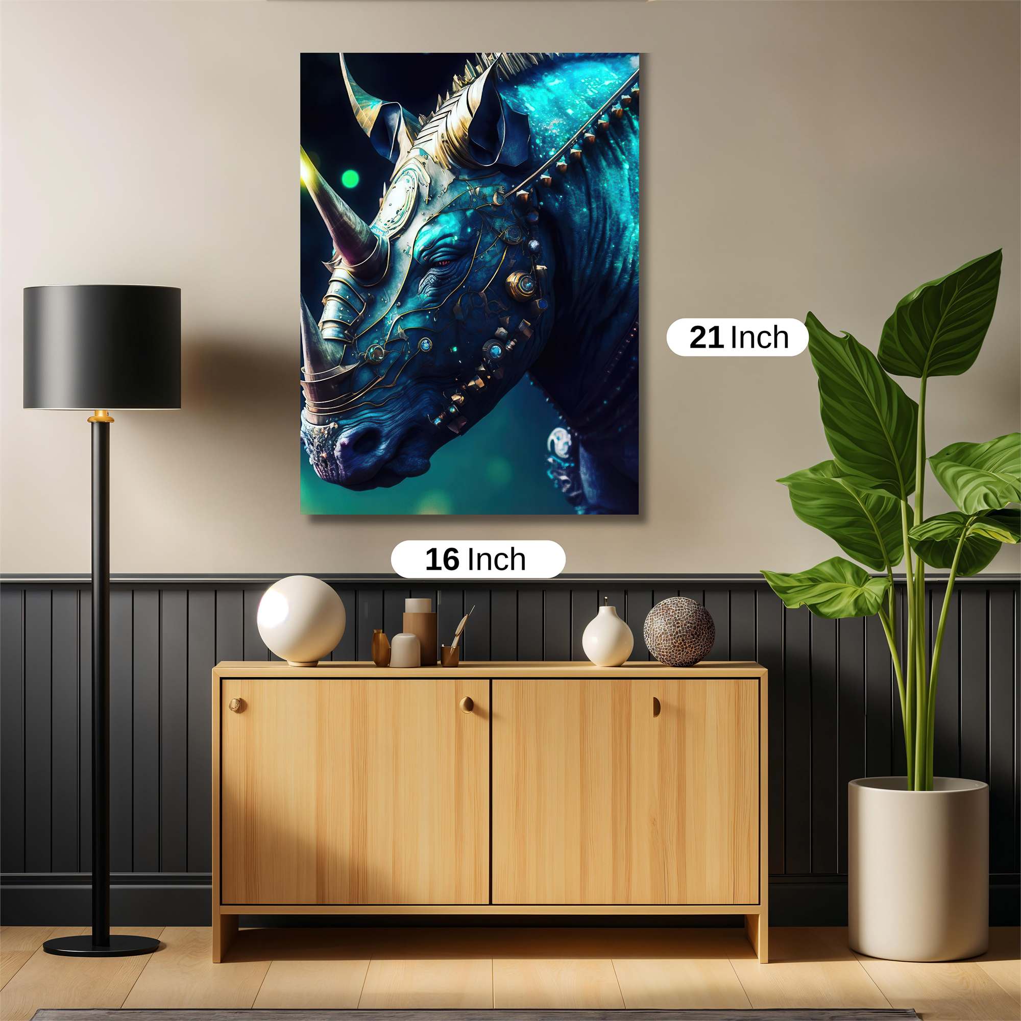 Rhinoceros Radiant Safe Wall Magnetic / M