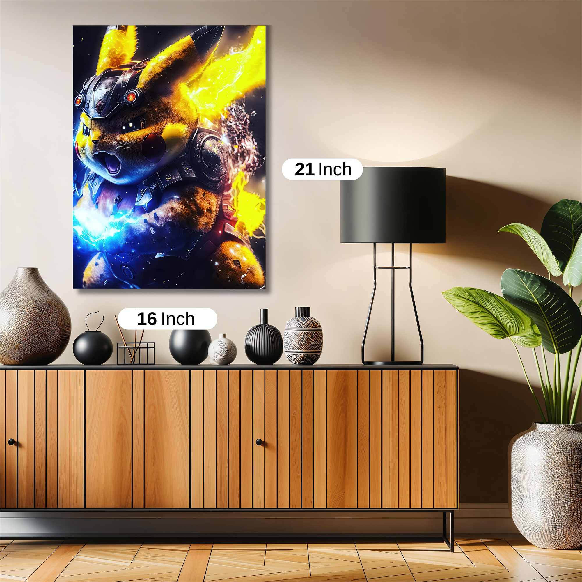 Pikachu Fury Safe Wall Magnetic / M