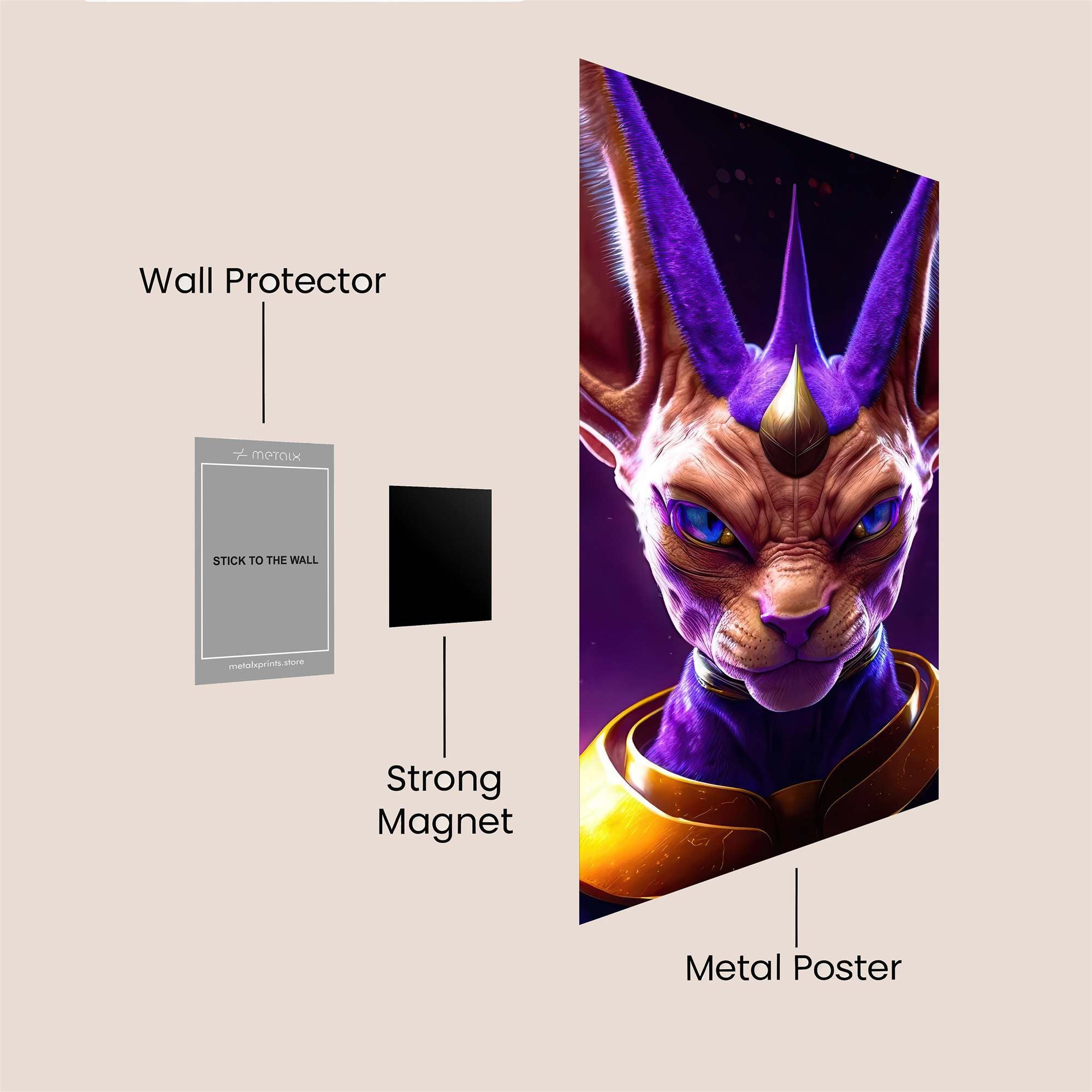 Beerus Majestic Safe Wall Magnetic / M