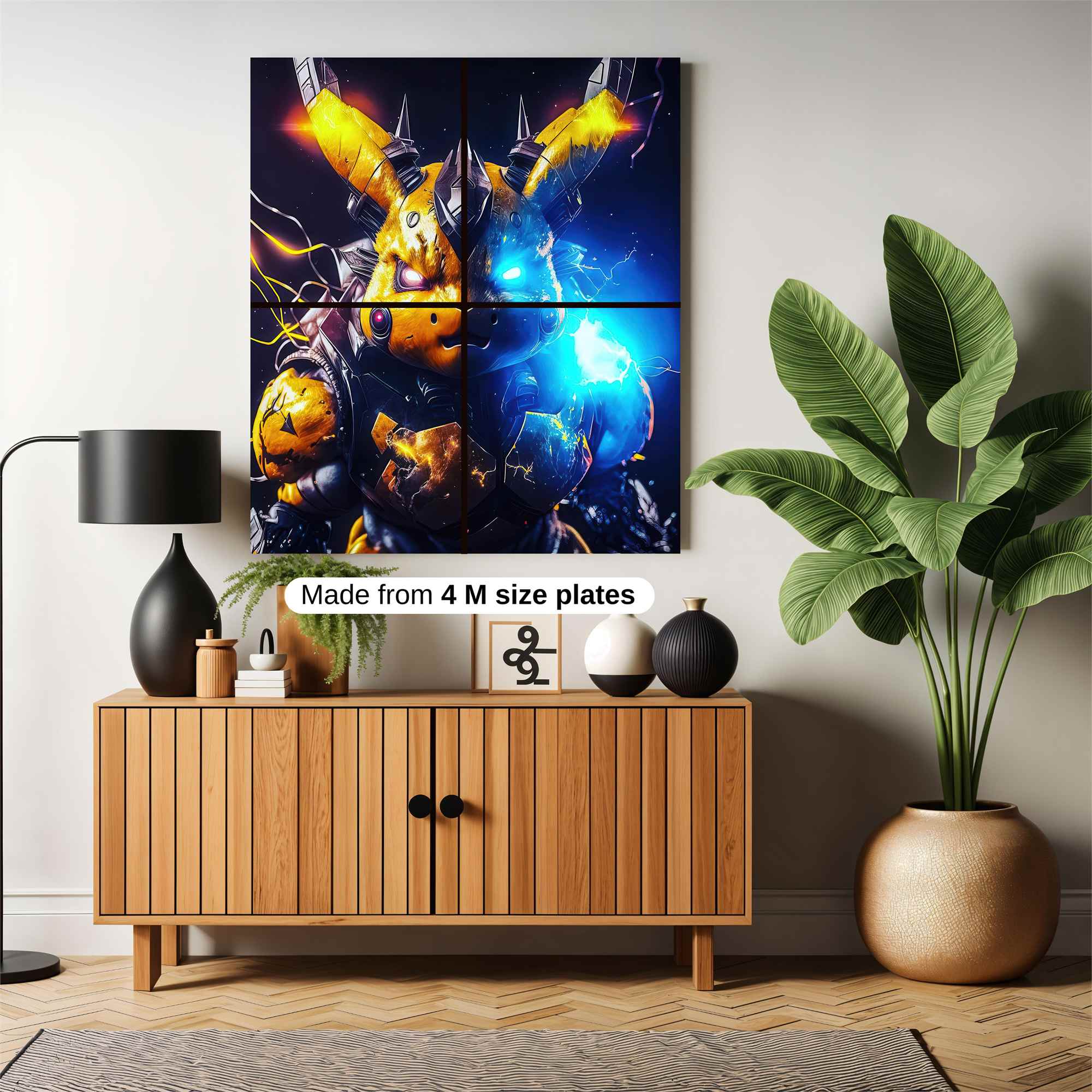 Pikachu Rage Safe Wall Magnetic / M